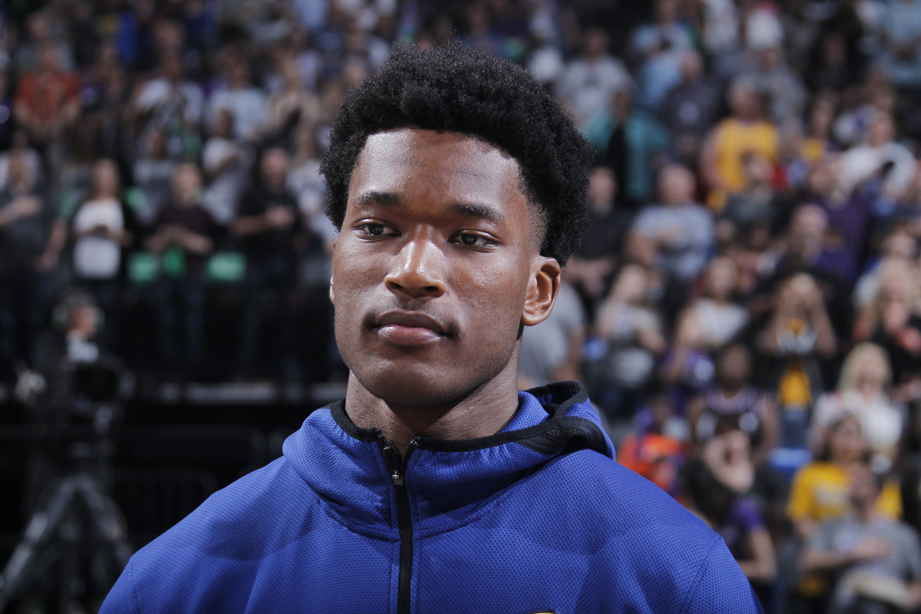 Why Warriors are intrigued with Damian Jones' long-term potential