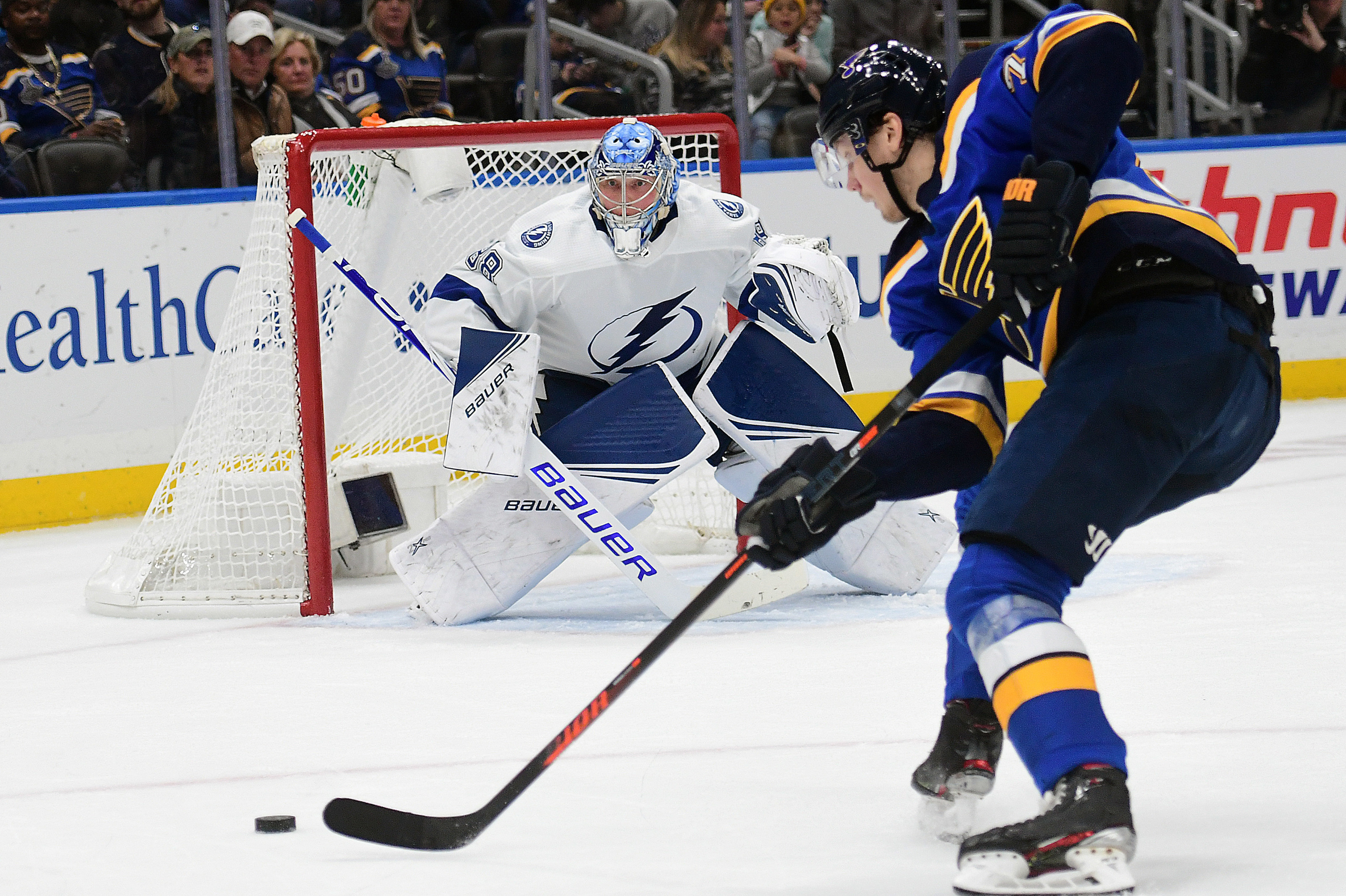 Brayden Schenn of the St. Louis Blues skates with the puck during the  News Photo - Getty Images