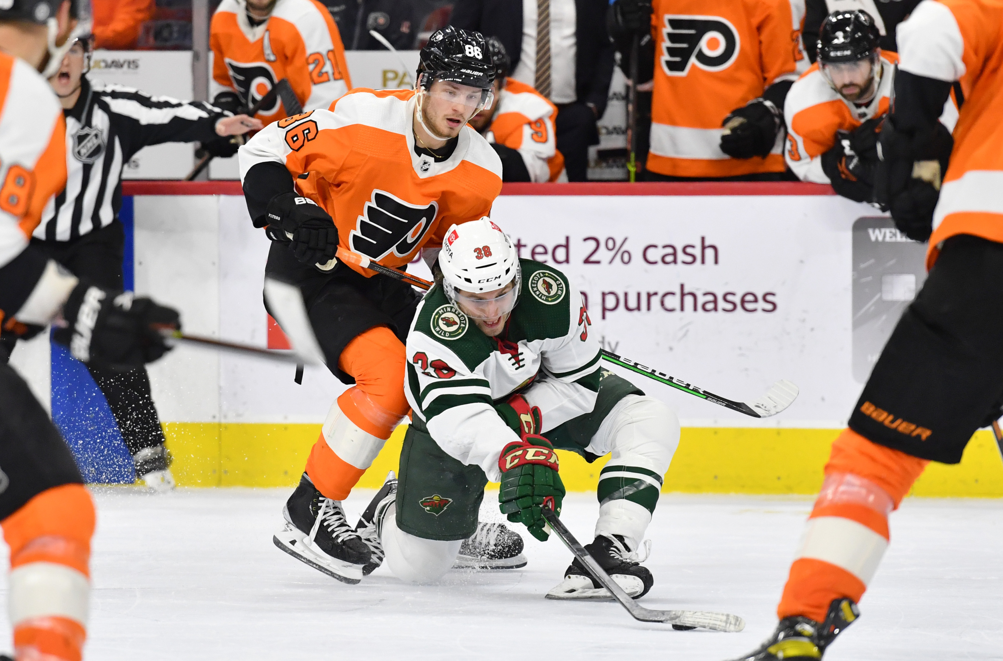 Noah Cates to debut as Flyers take on Minnesota Wild