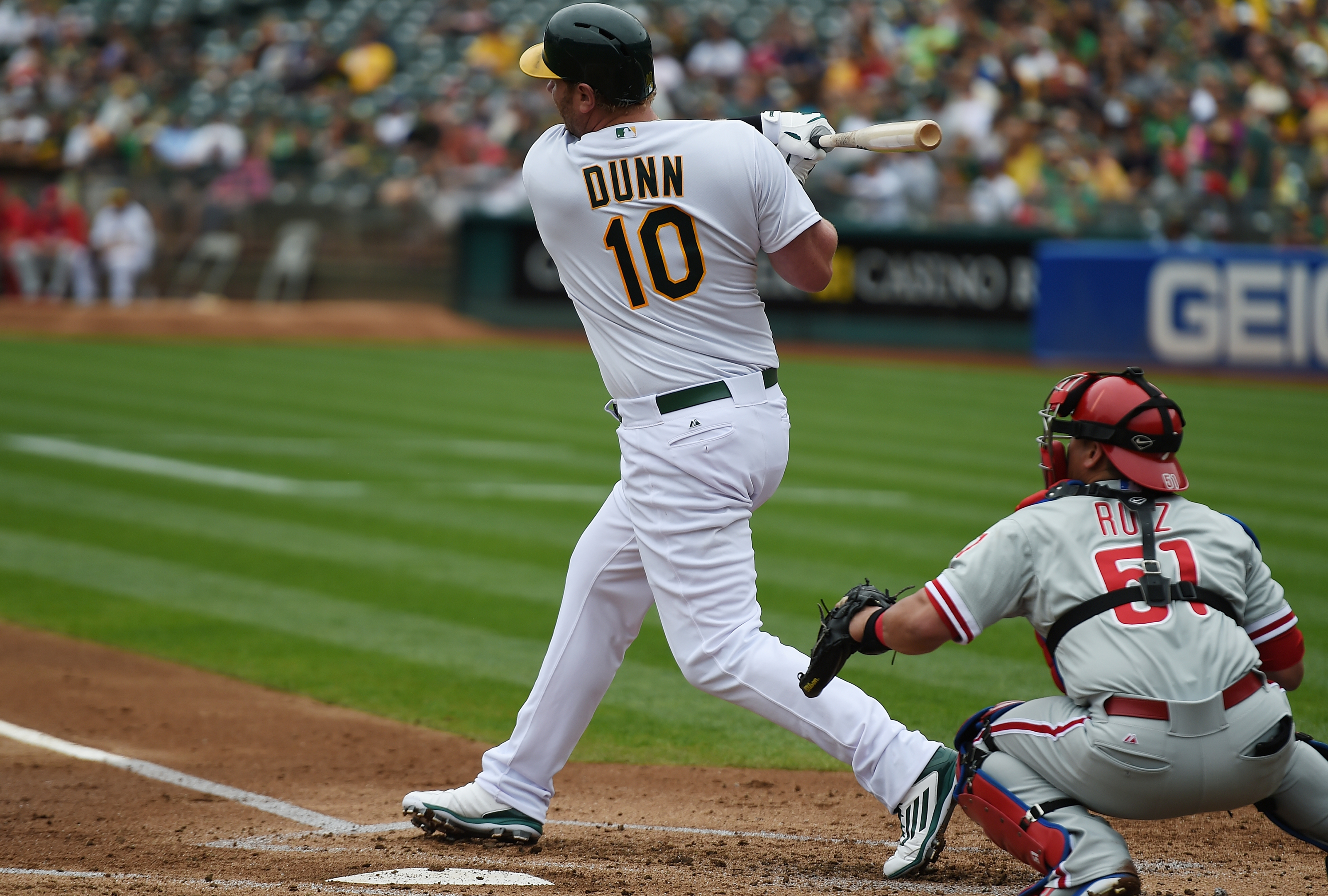 Oakland A's Coco Crisp (4) during a game against the Chicago White