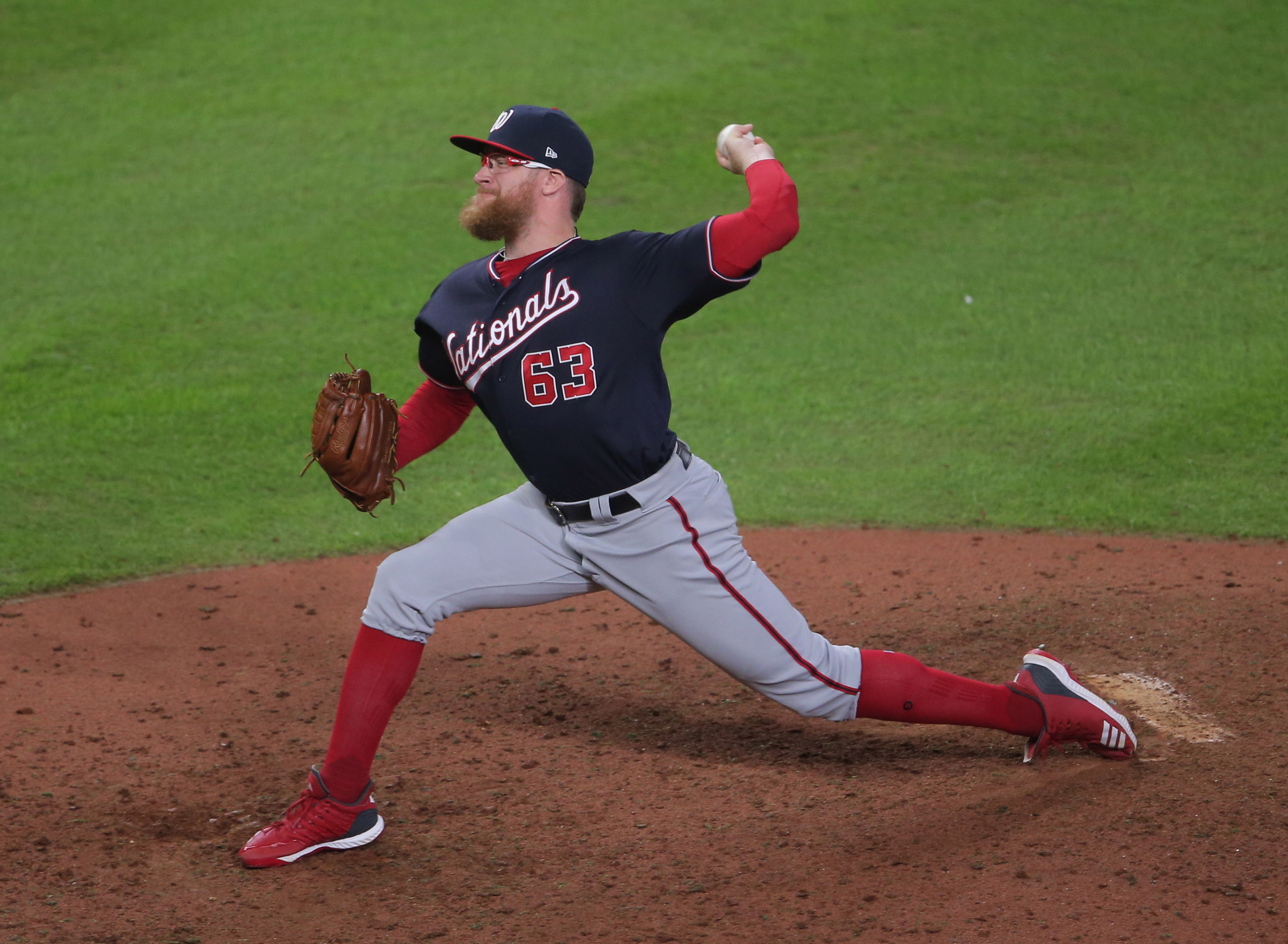 Beloved relief pitcher Sean Doolittle is back with the Washington Nationals