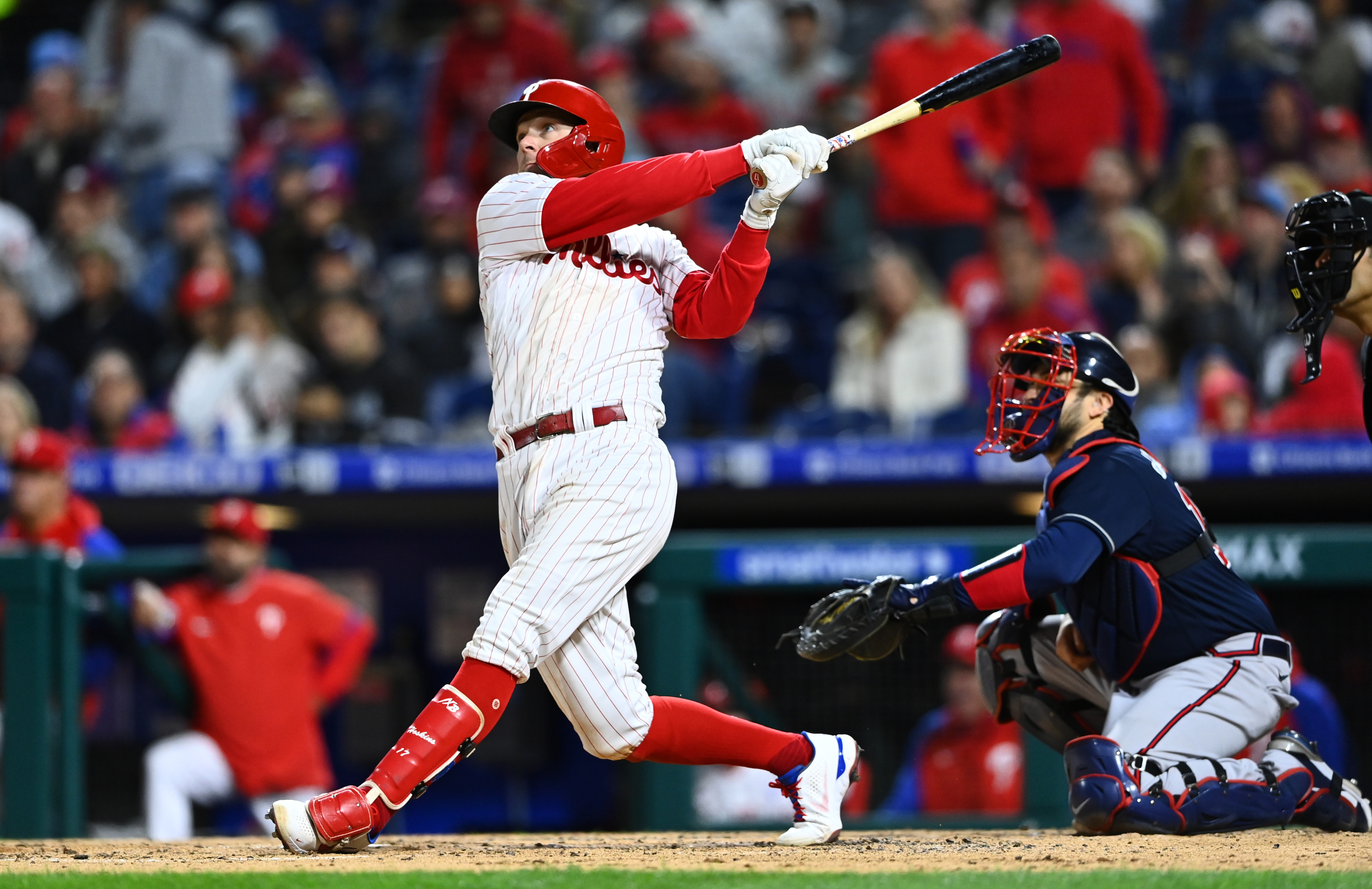 The Athletic MLB on X: Phillies first baseman Rhys Hoskins was