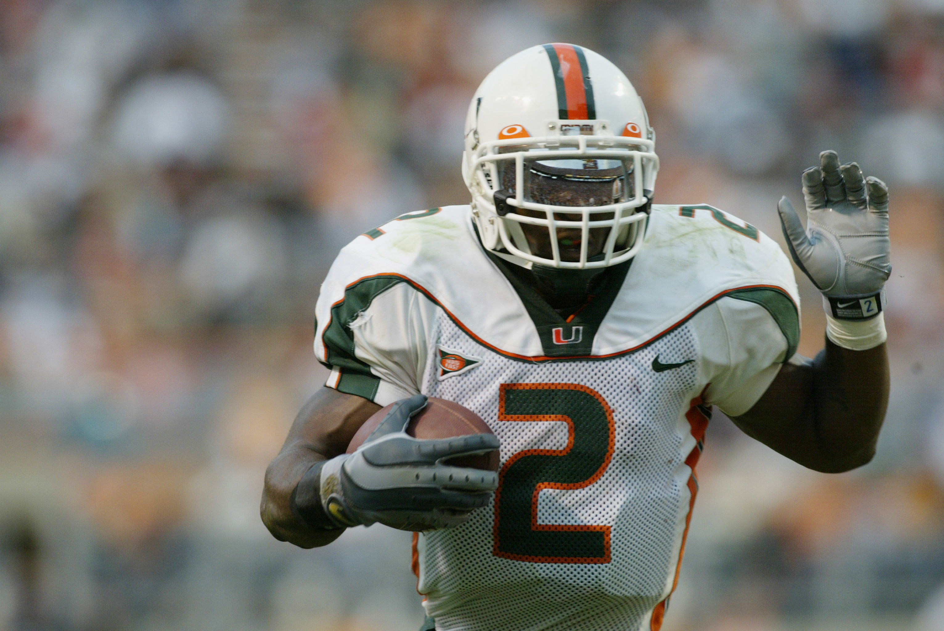 Miami Hurricanes McGahee 6th best RB Since 2001