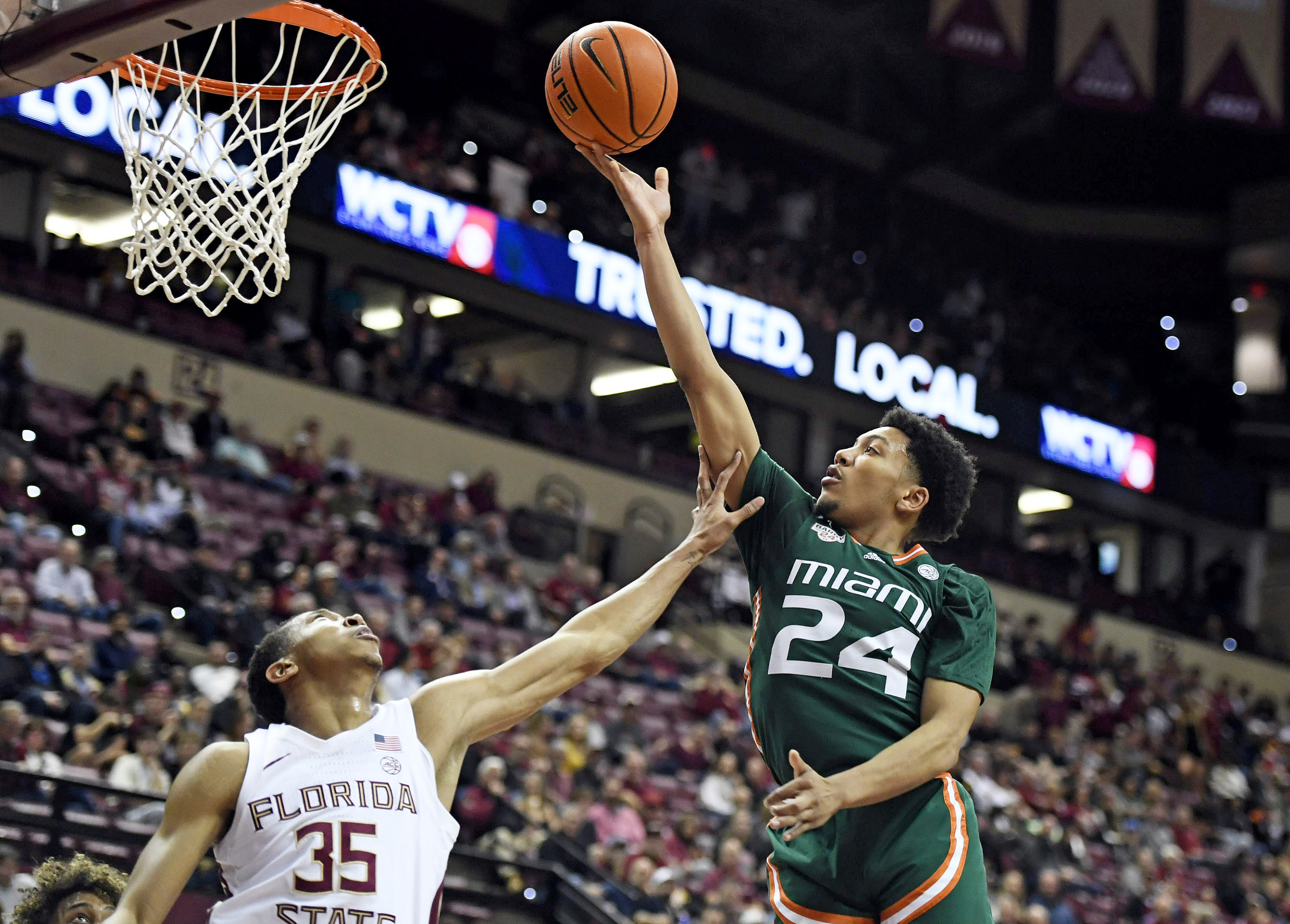 Florida State at Miami Basketball Game 29 info, live stream, odds, TV
