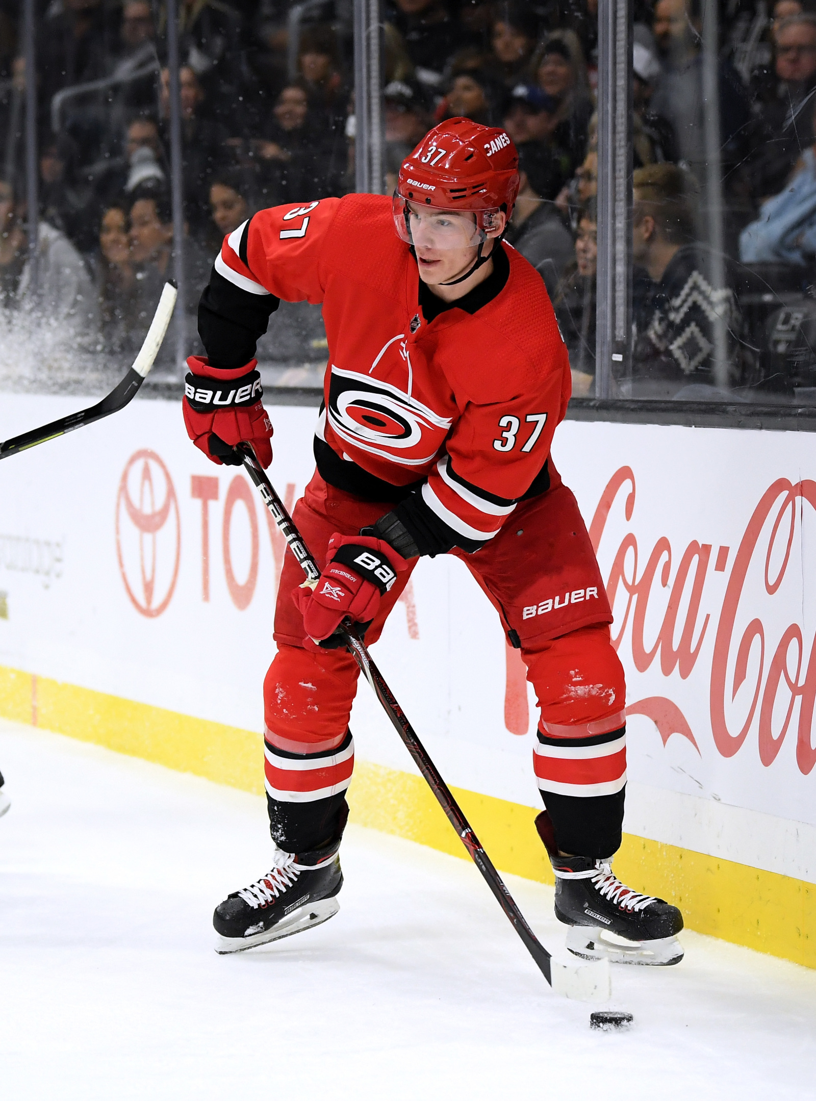 Hurricanes' Andrei Svechnikov becoming a star with lacrosse-style