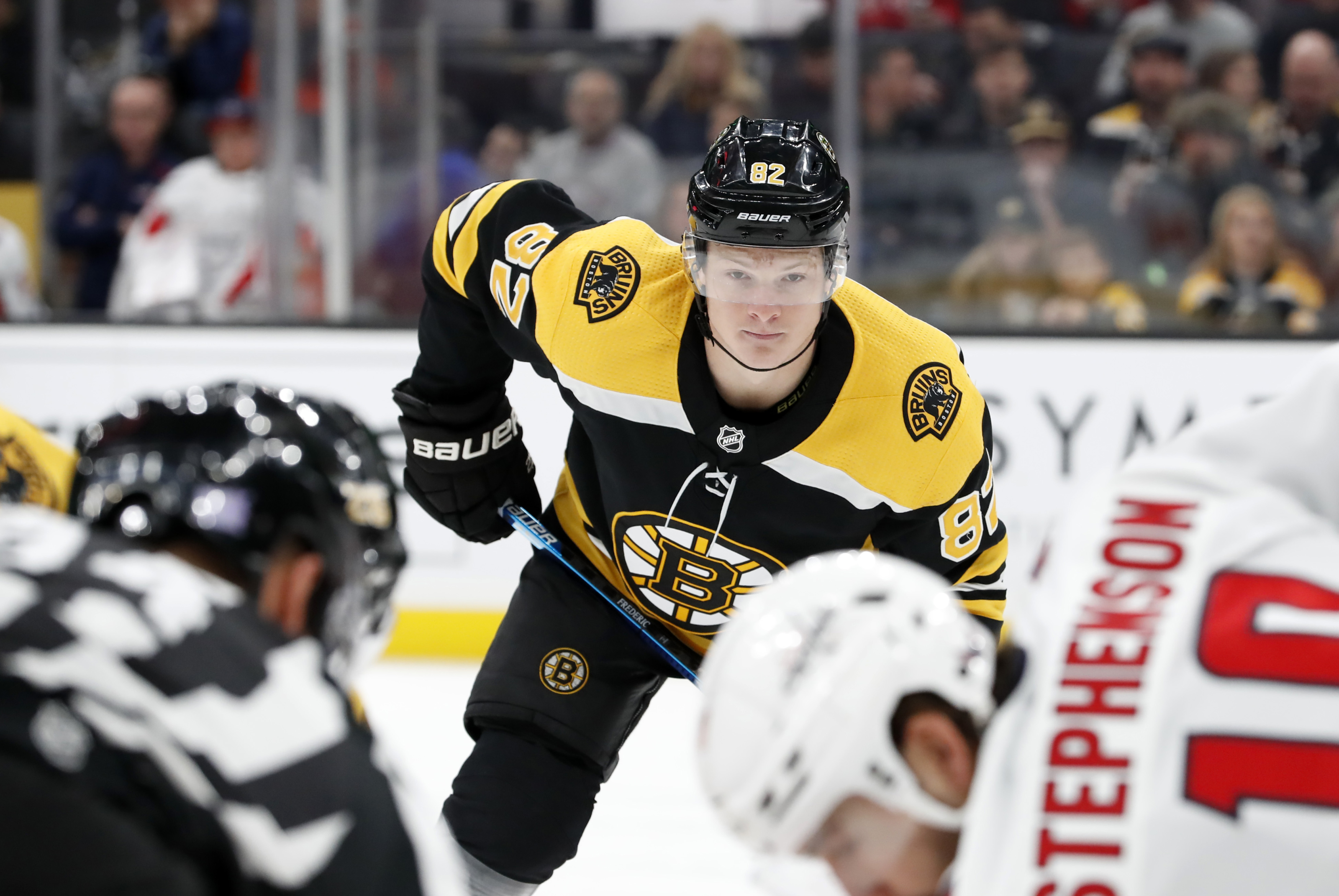 Boston Bruins re-sign Trent Frederic - Daily Faceoff