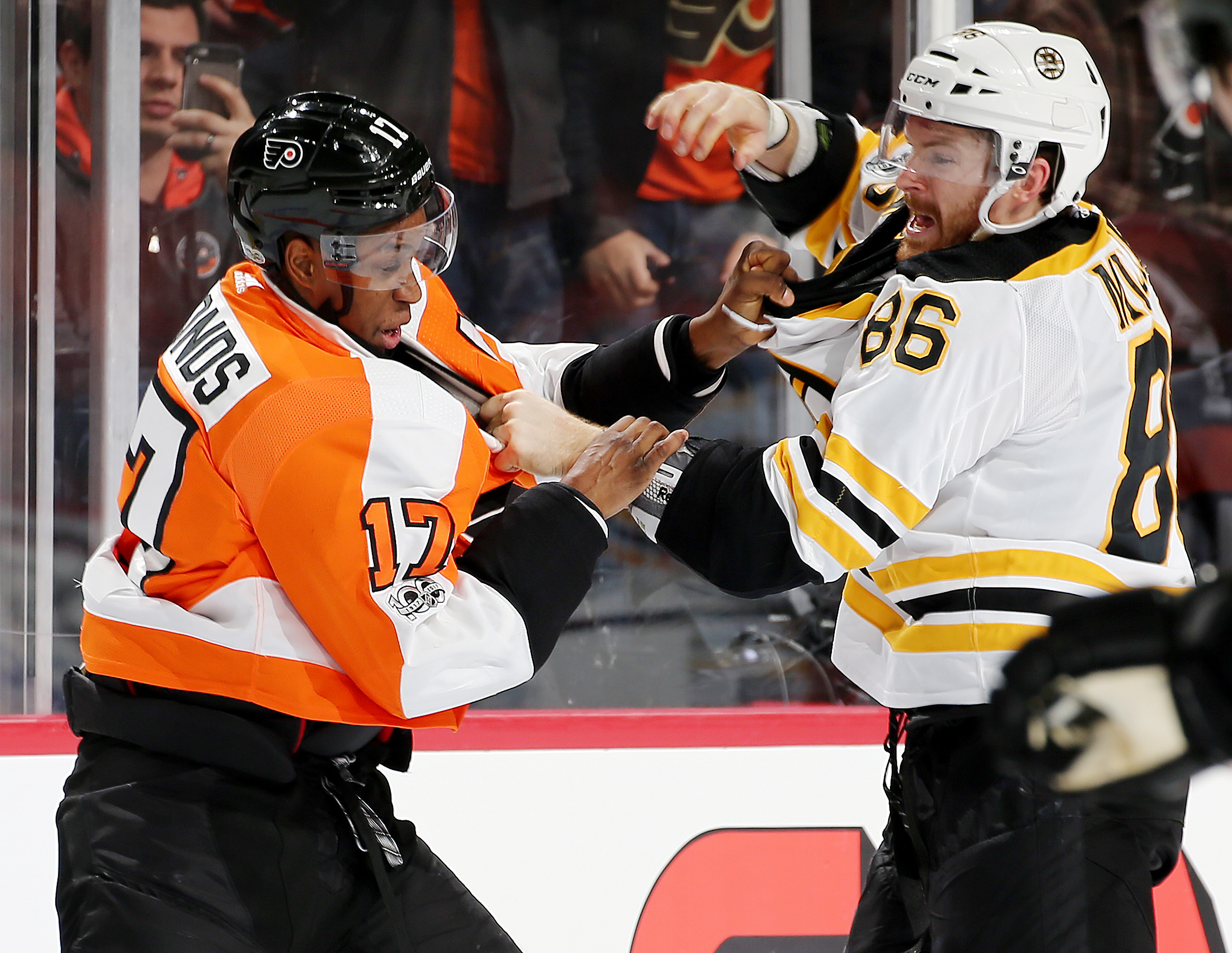 Bruins' A.J. Greer 'Couldn't Say No' To Fight With Wayne Simmonds