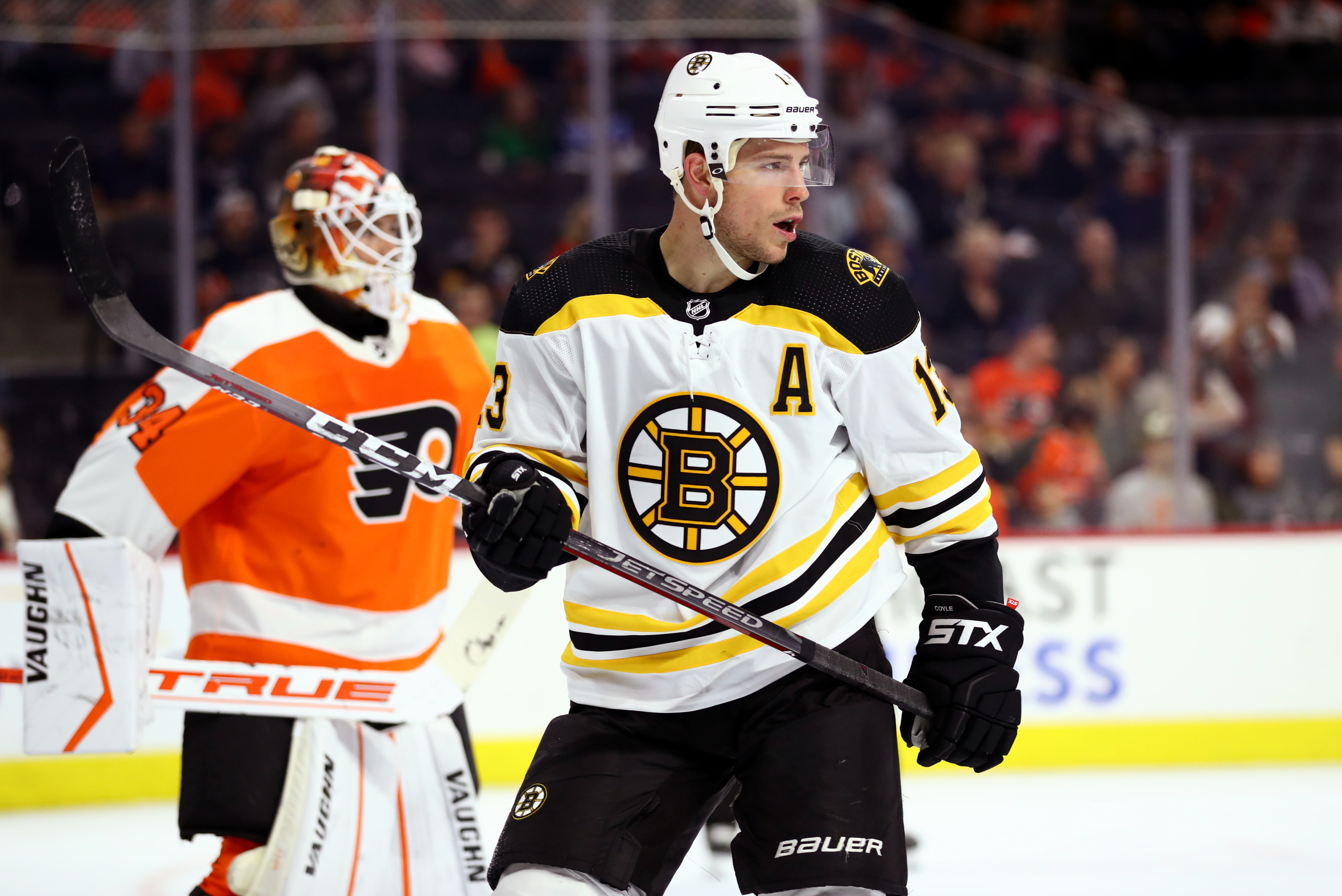 Charlie Coyle plays the hero for Bruins in Game 1 