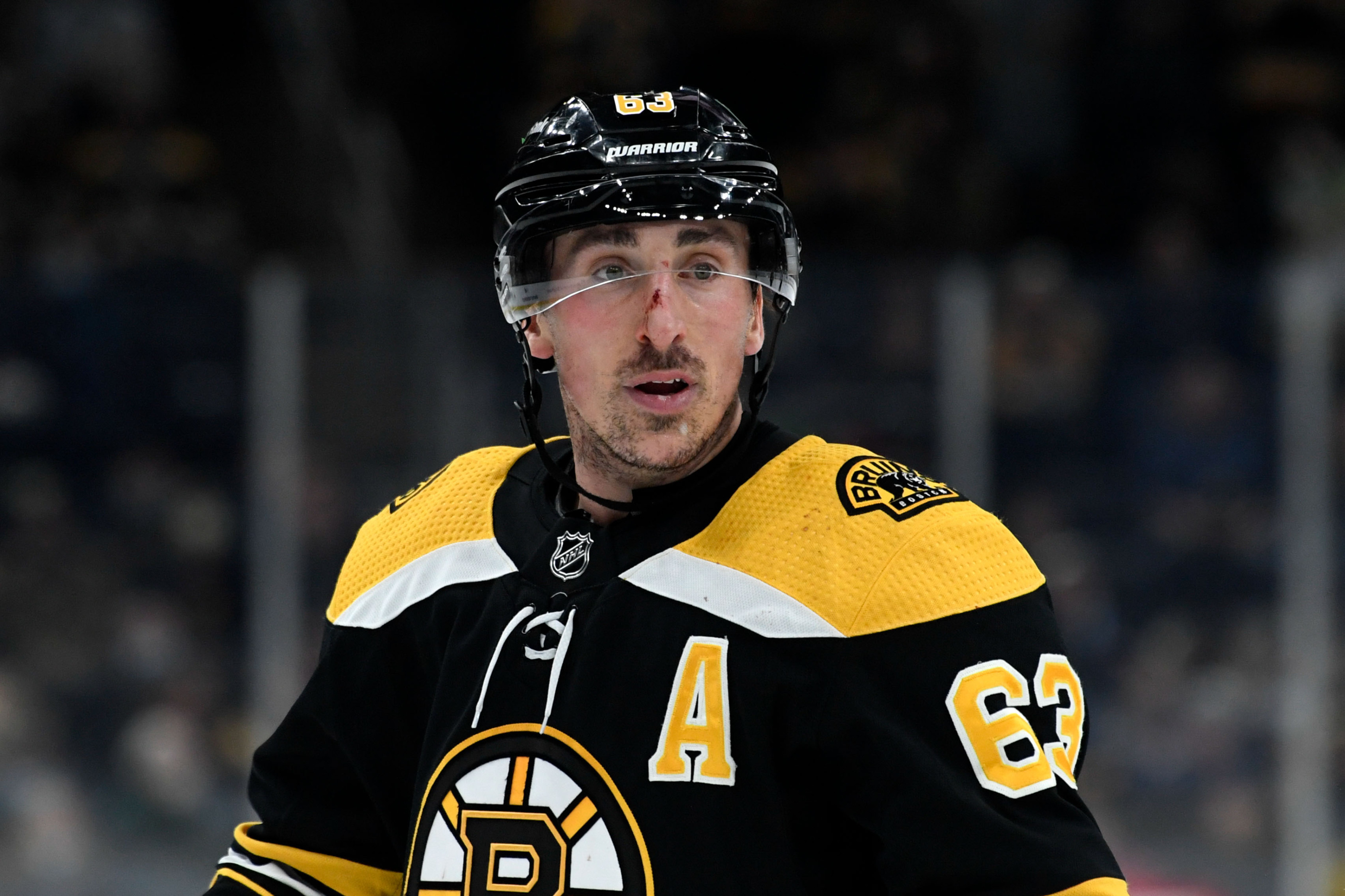 Brad Marchand has an eager message for Bruins fans on Instagram