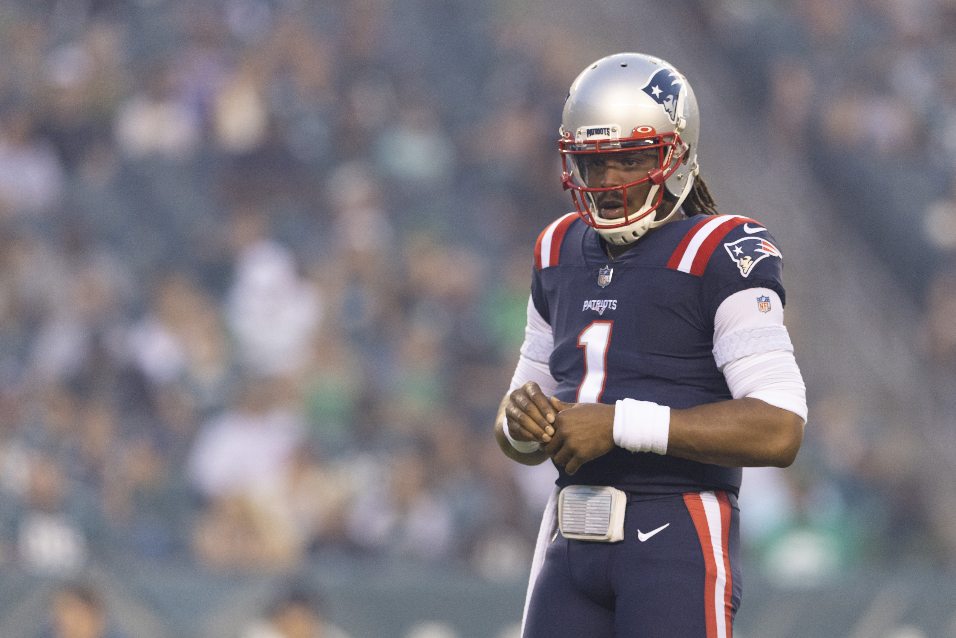 New England Patriots' Cam Newton shows NFL what he is capable of doing