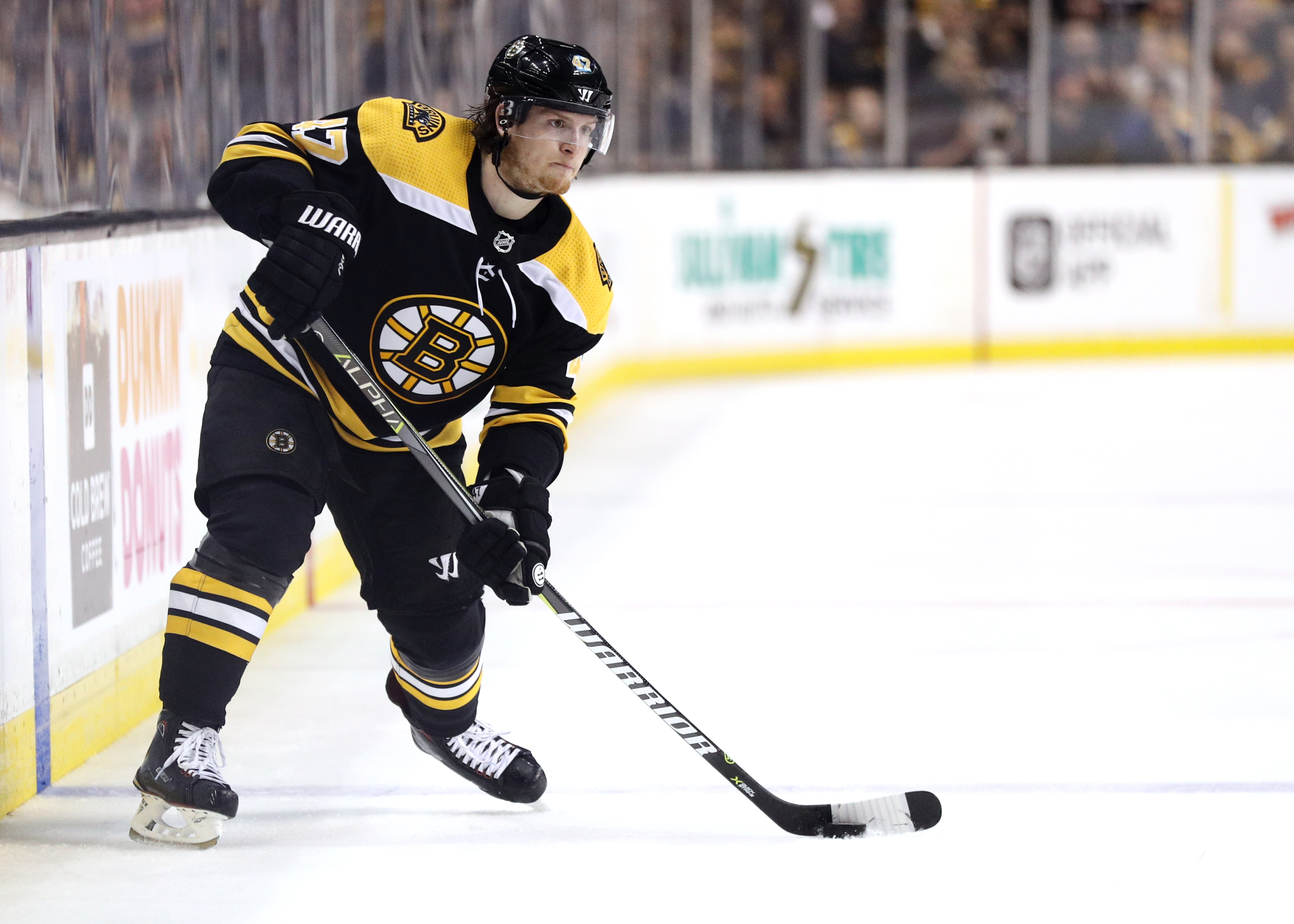 Bruins were glad to see old friend Torey Krug back in town with