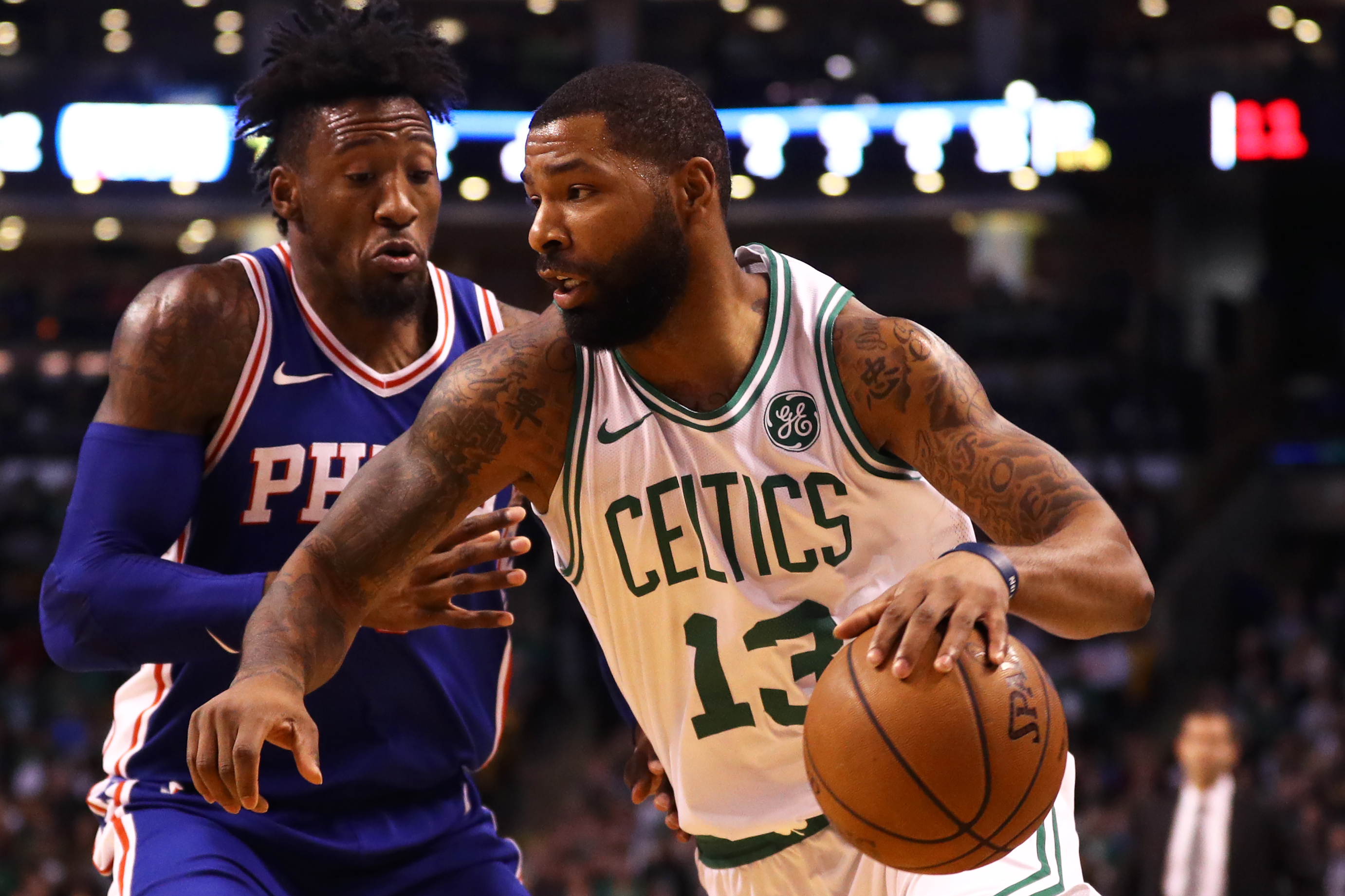 Boston Celtics' Marcus Morris gets into starting lineup, says he's