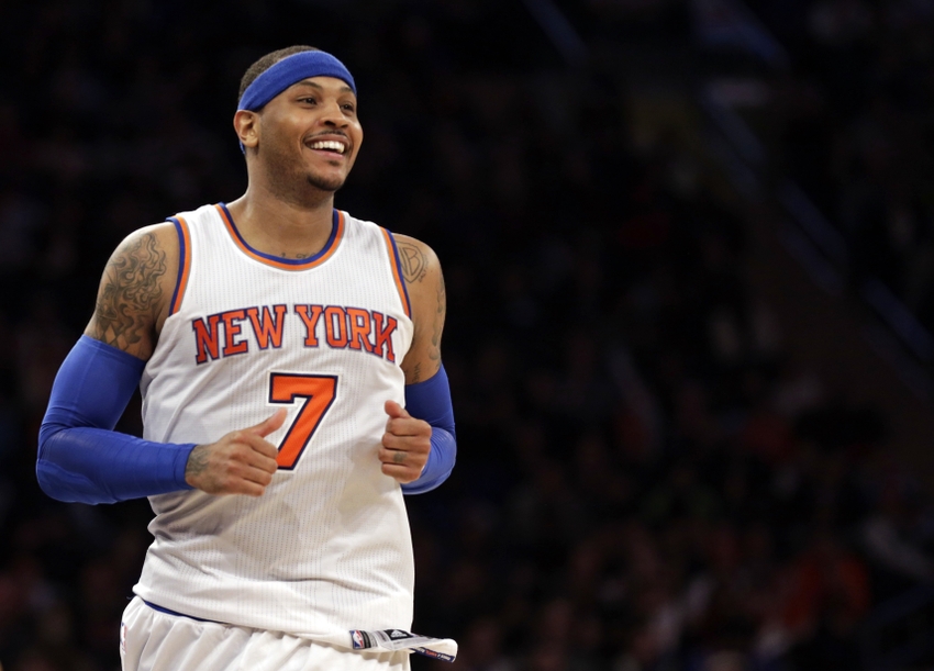 Carmelo Anthony: 'No pressure' in playoffs with Knicks