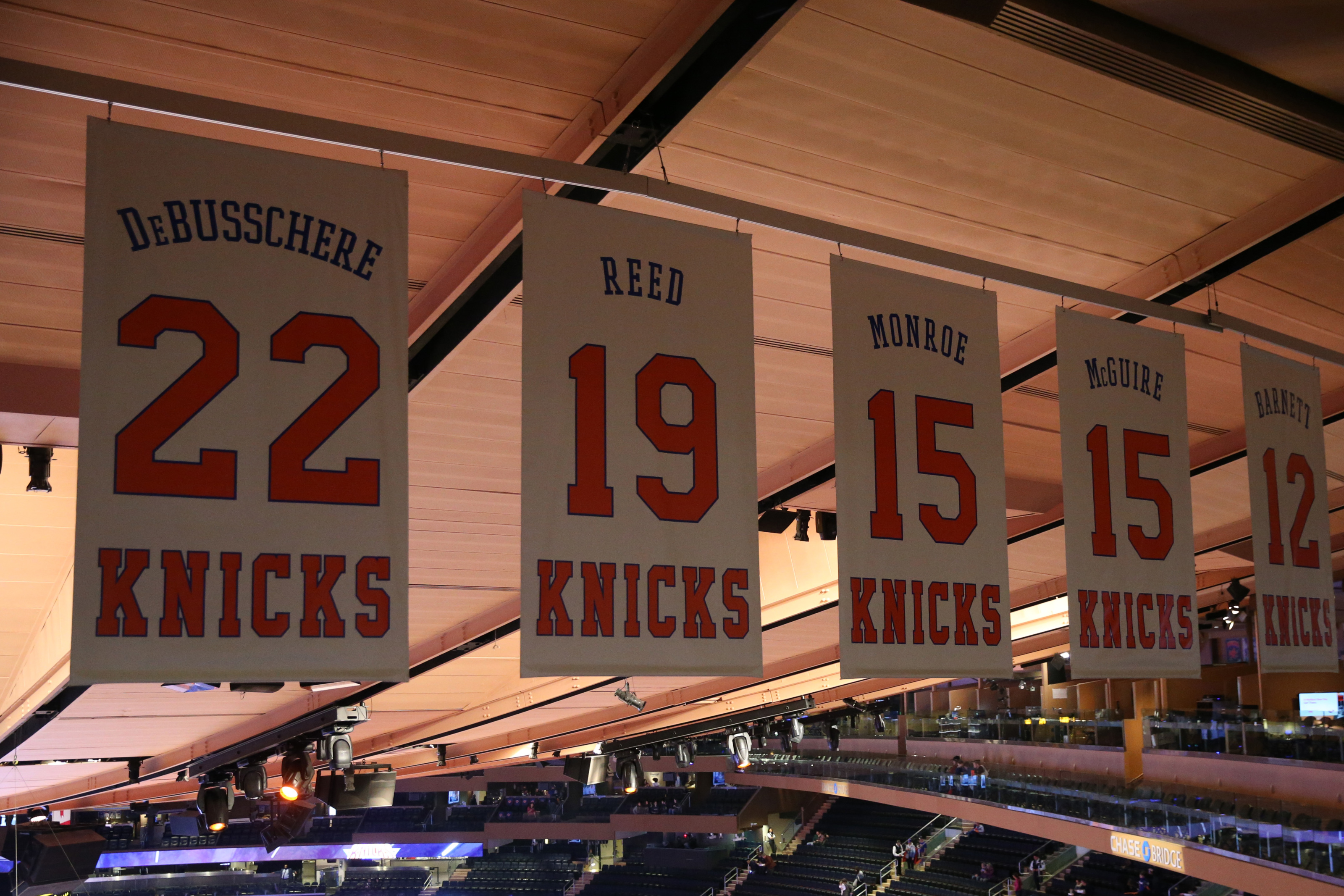 retired jersey in rafters