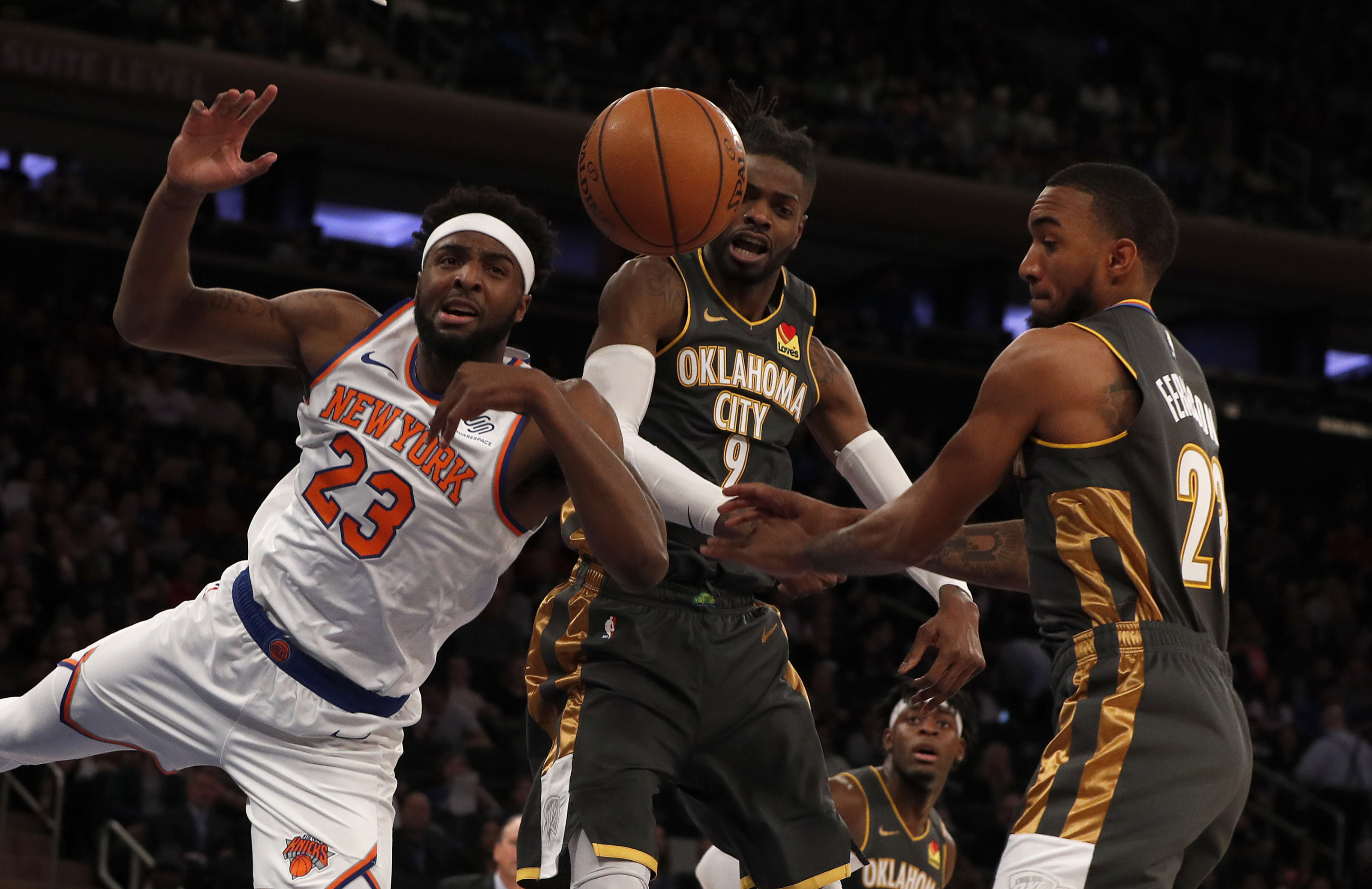Mitchell Robinson confident Nerlens Noel can help him elevate his