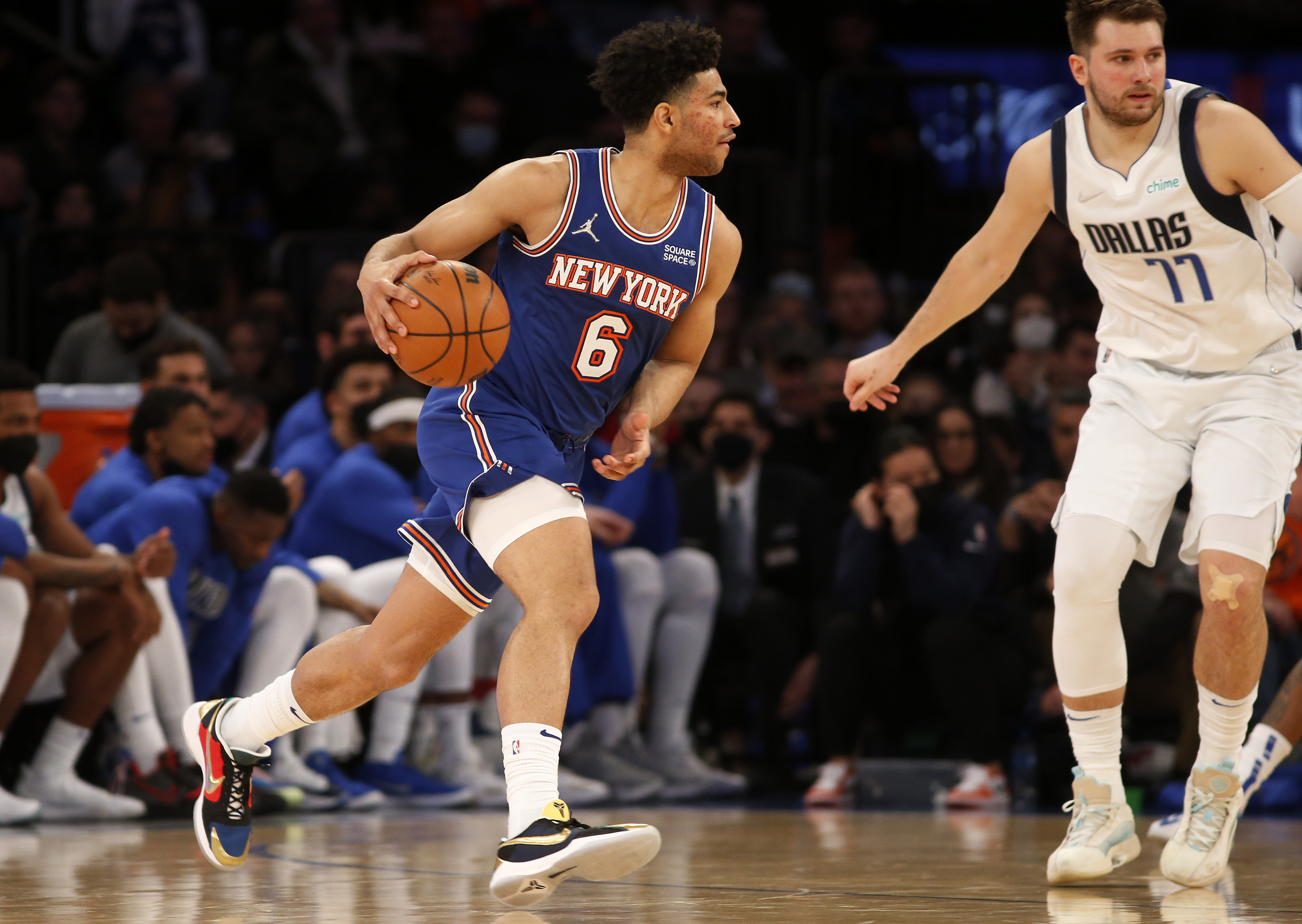 Knicks' Quentin Grimes finally starting to log big minutes