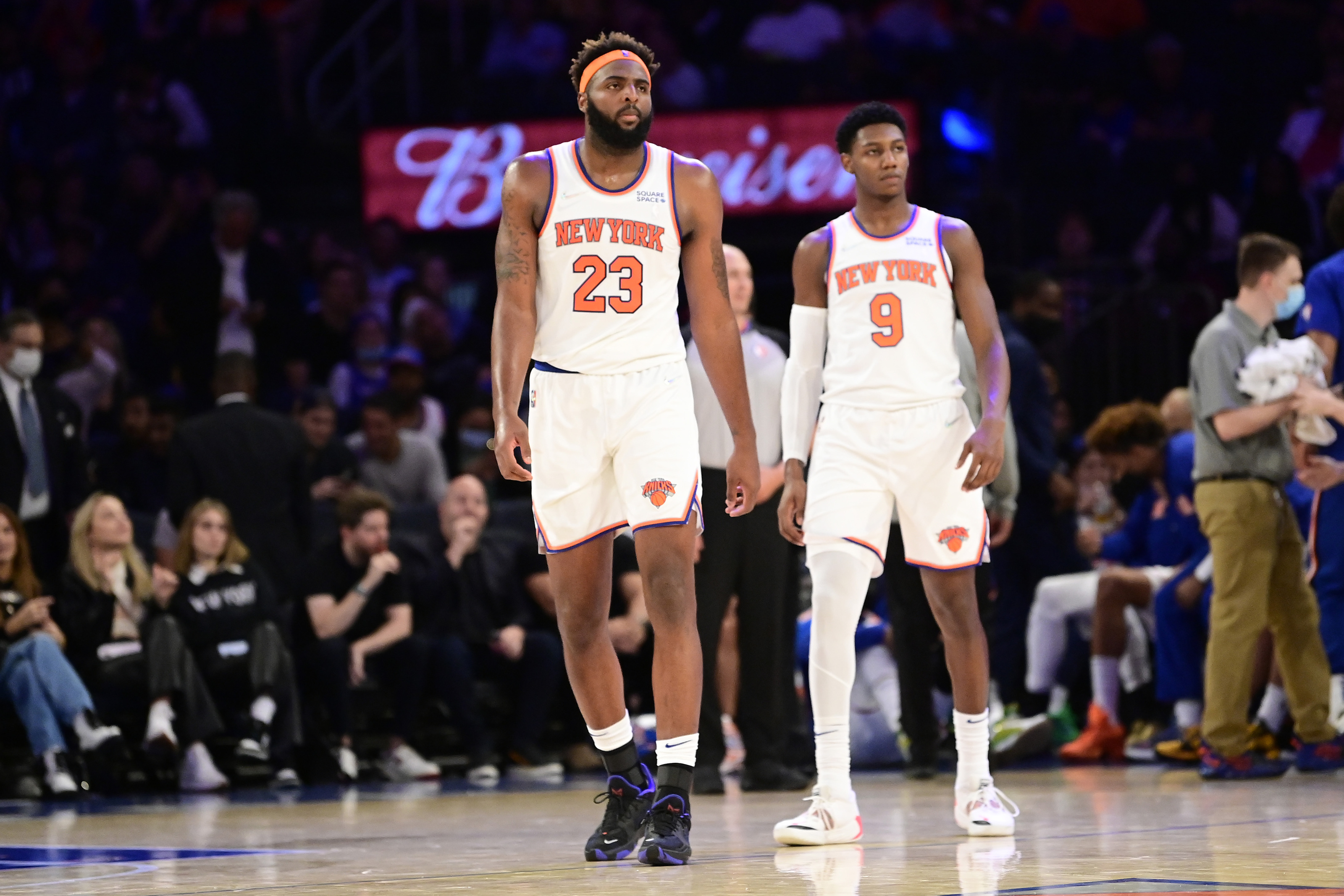 Mitchell Robinson confident for rematch with Nikola Vucevic: 'I
