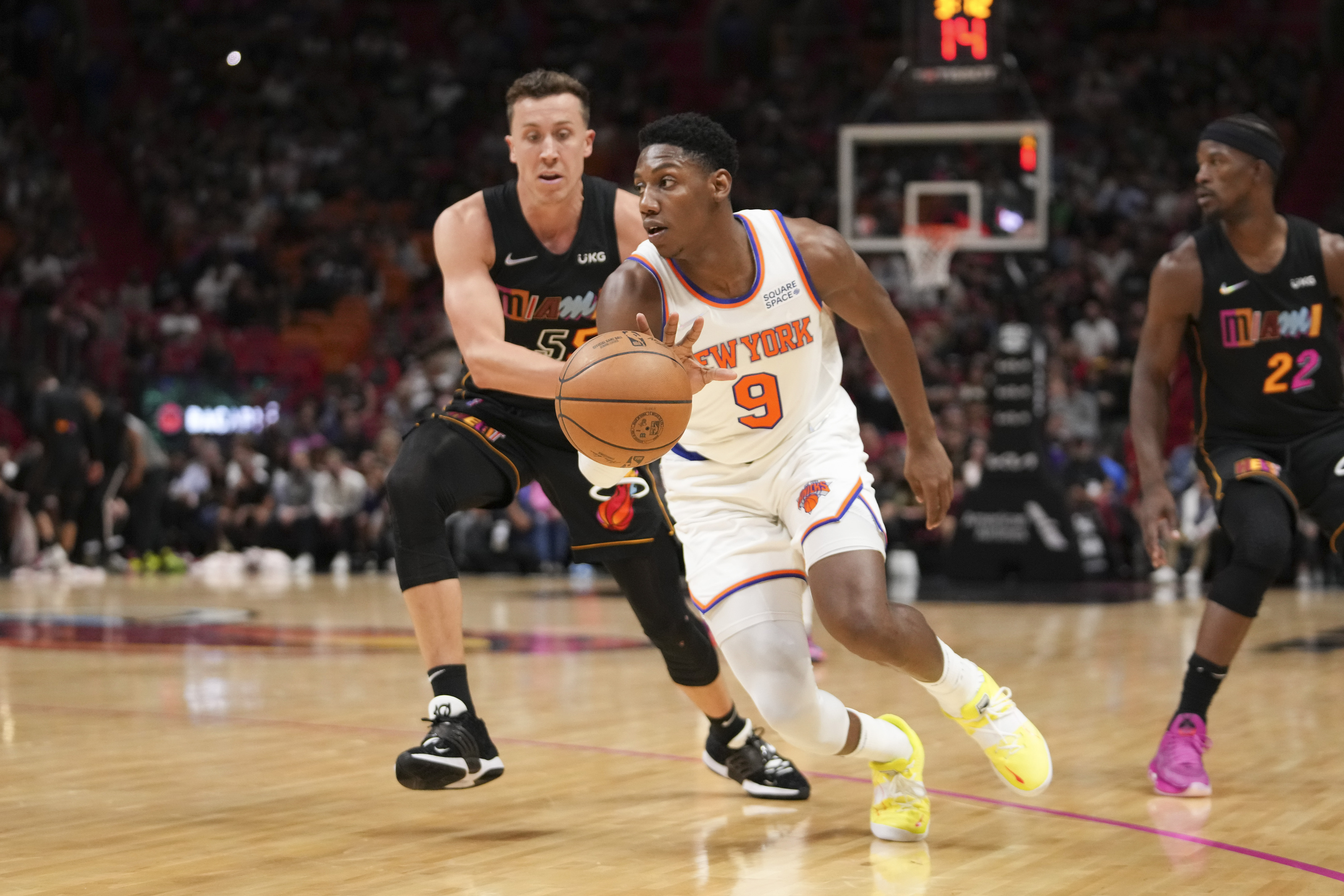 RJ Barrett has become a key catalyst for the Knicks in the 2023