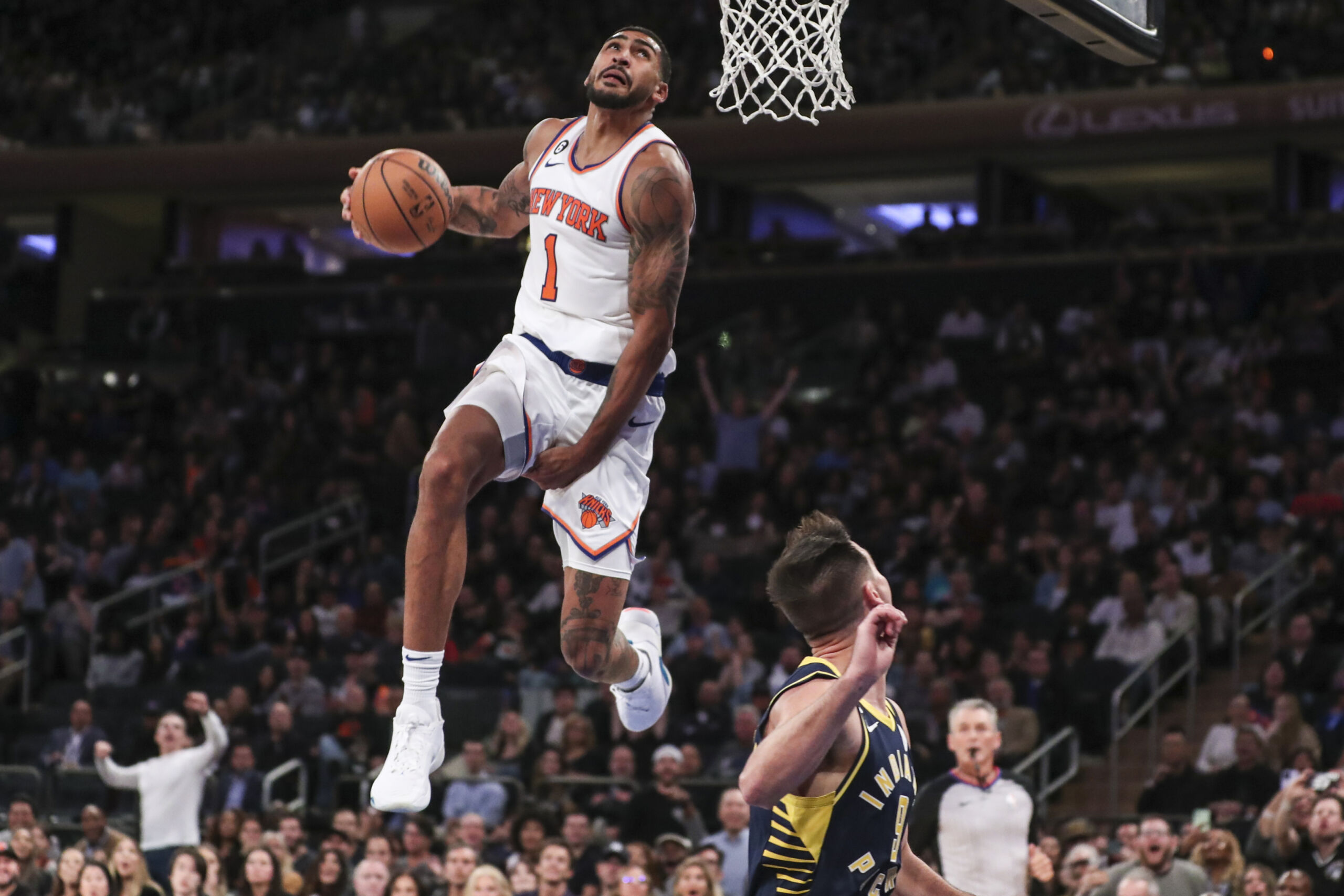 Former Knicks forward Obi Toppin takes high road after being traded to  Pacers