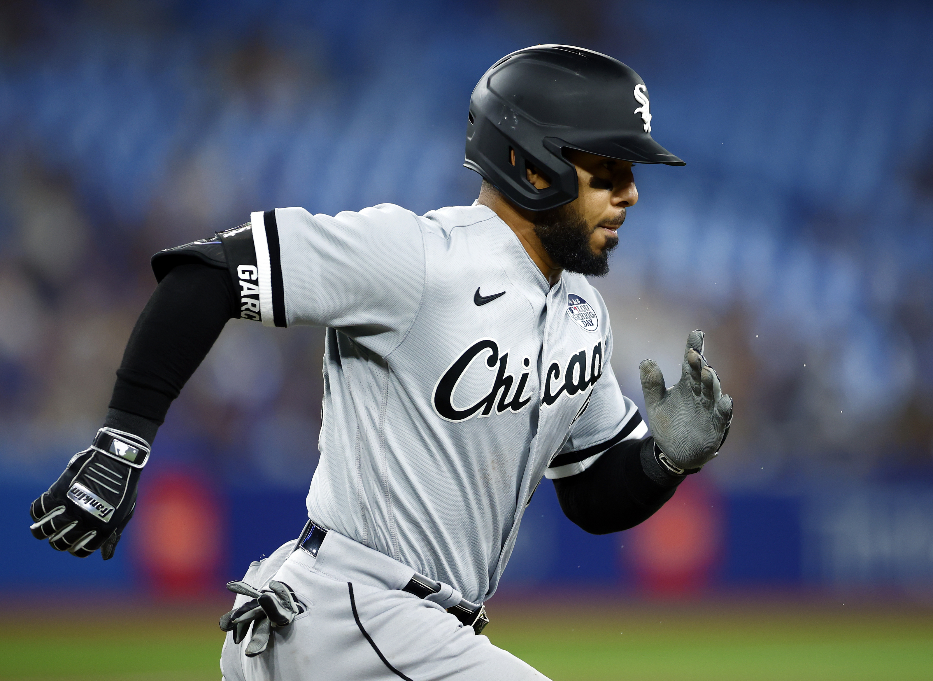 This is a 2023 photo of Leury Garcia of the Chicago White Sox baseball  team. This image reflects the Chicago White Sox active roster as of  Wednesday, Feb. 23, 2023, when this