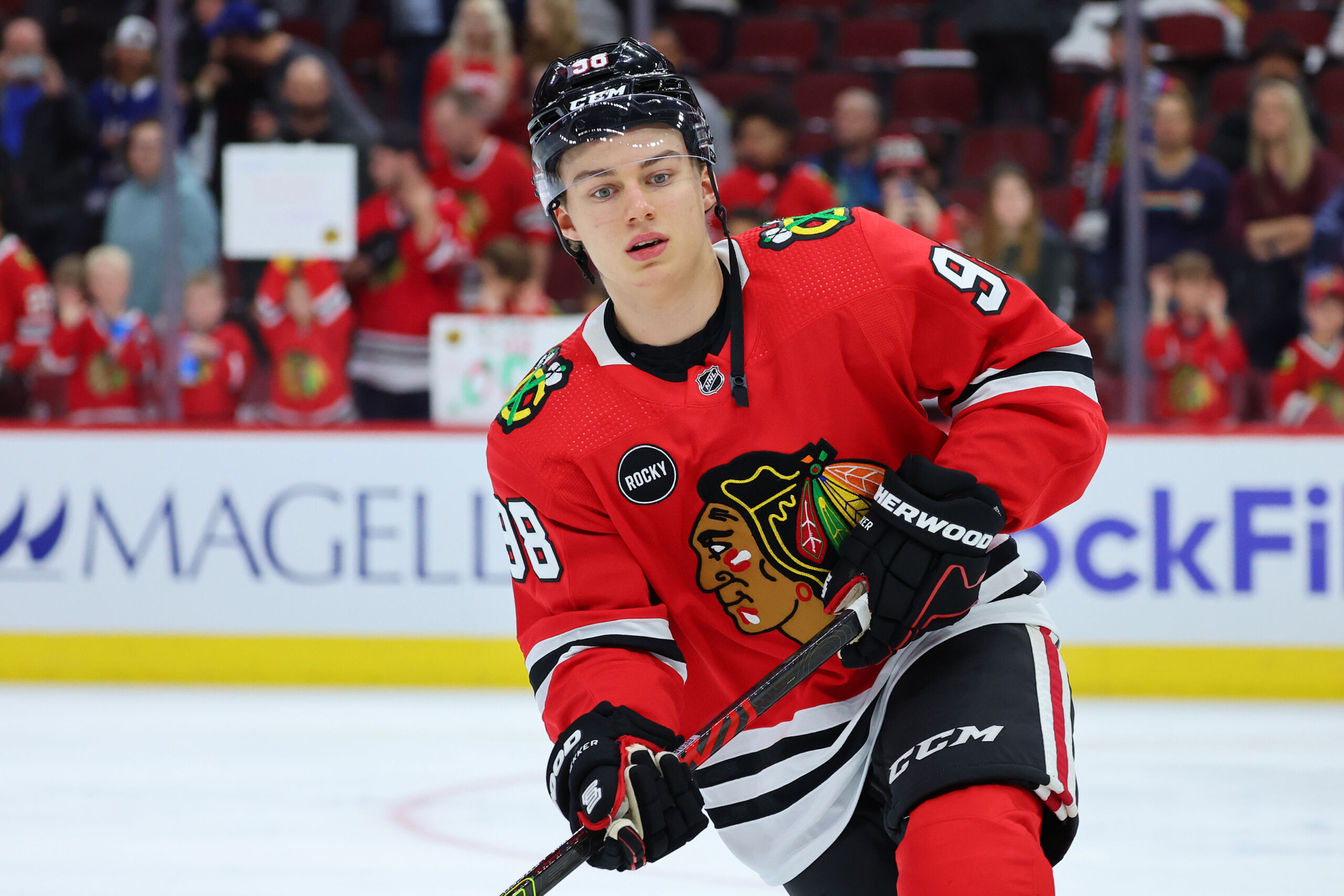 Connor Bedard highlights the official Chicago Blackhawks roster