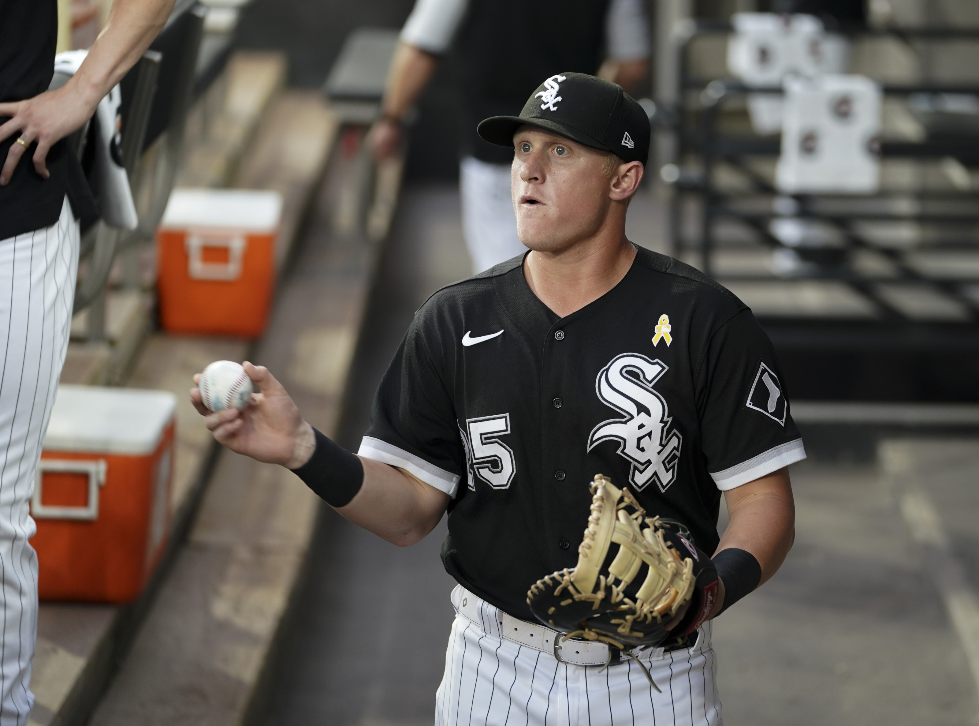 White Sox' Andrew Vaughn has three pairs of big shoes to fill, 'but I just  have to be me' - Chicago Sun-Times