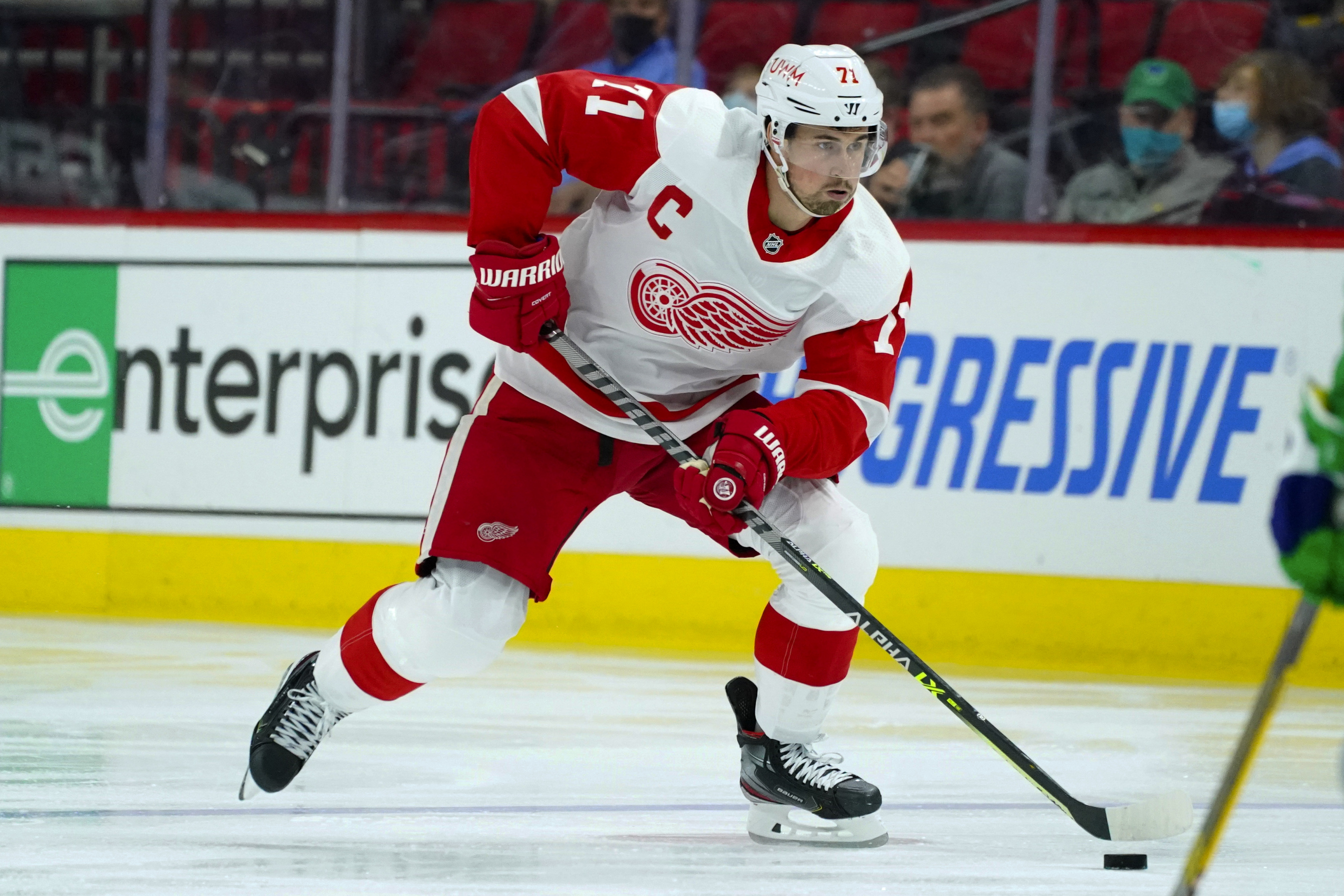 Red Wings' captain Dylan Larkin out for season