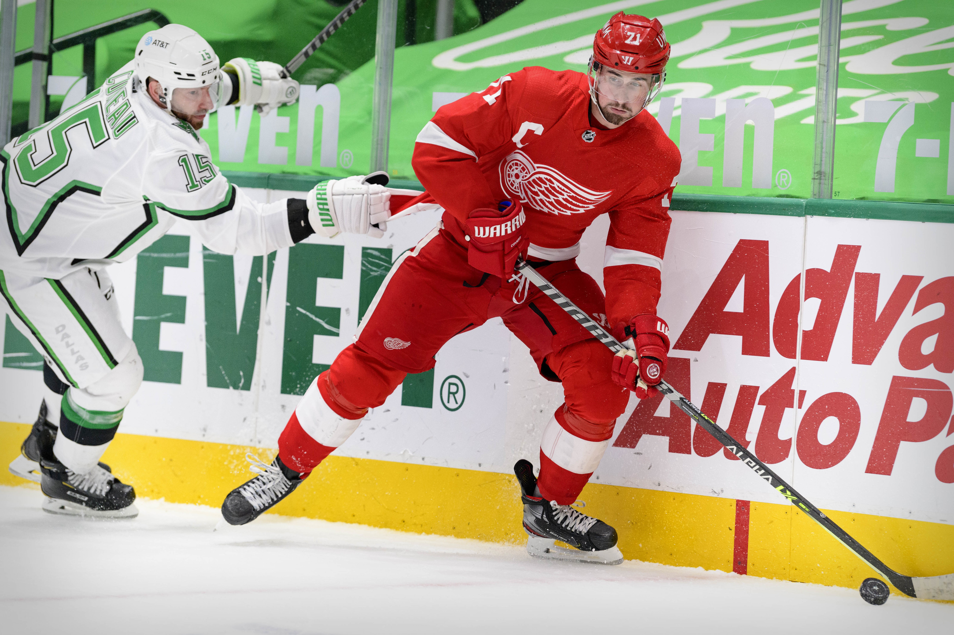 Red Wings captain Dylan Larkin out for rest of season due to injury