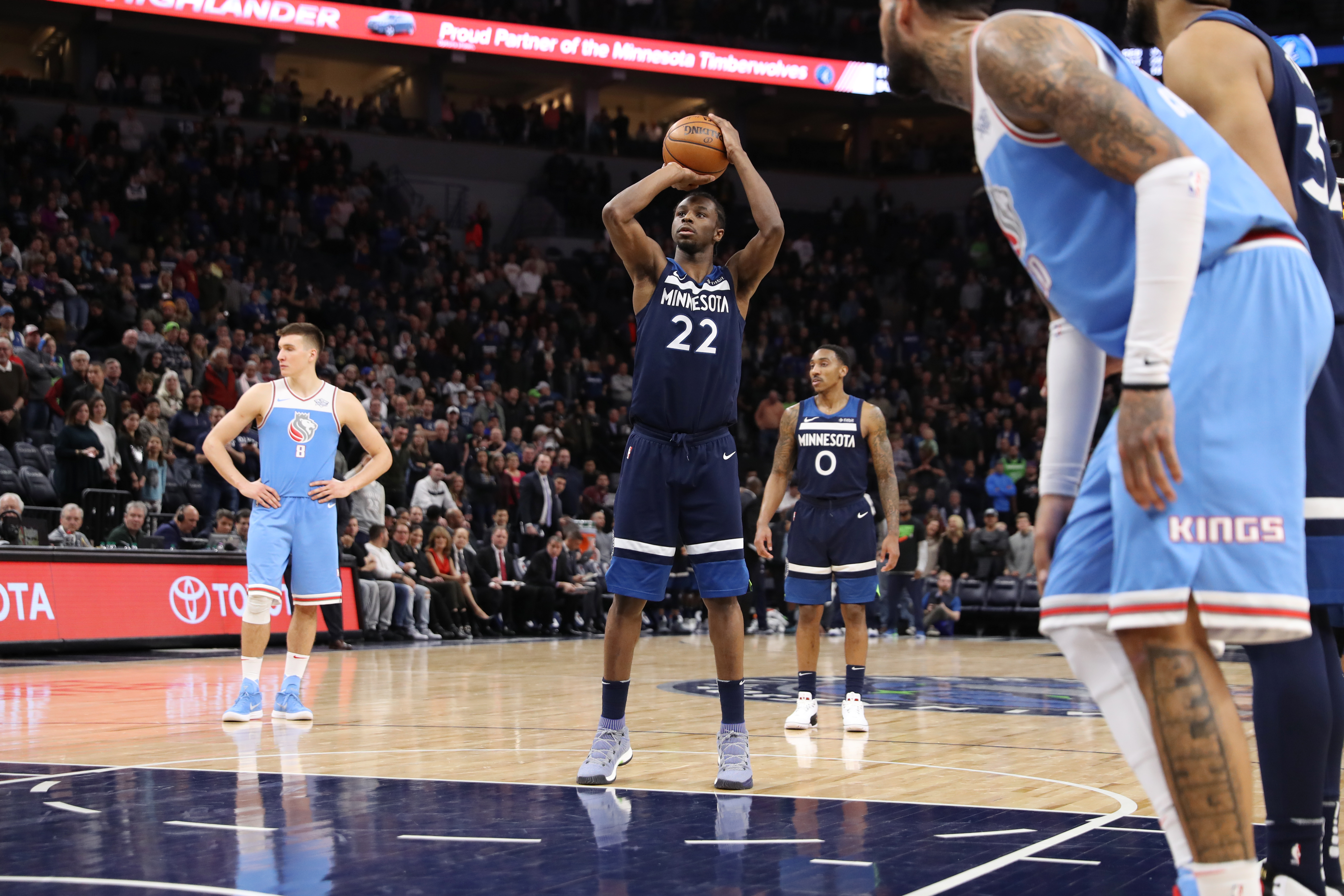 Andrew Wiggins' failures at the free-throw line risk his rotation spot