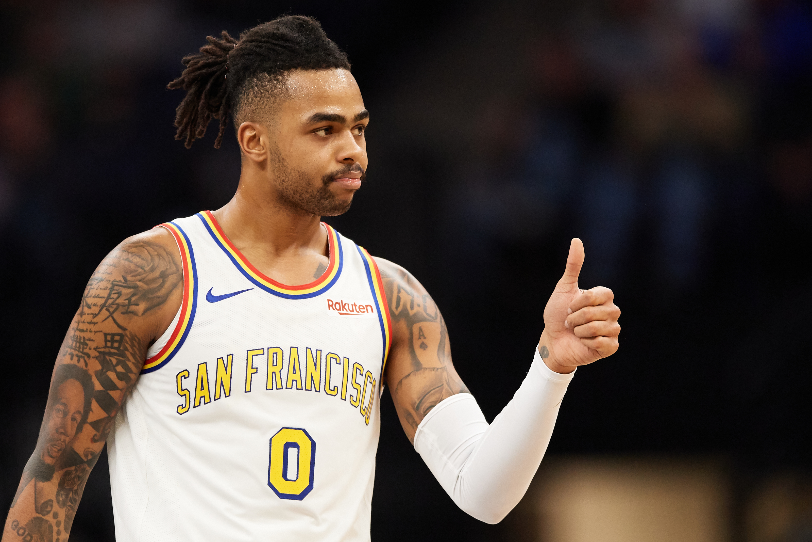 Warriors trade D'Angelo Russell to Wolves for Andrew Wiggins - ESPN