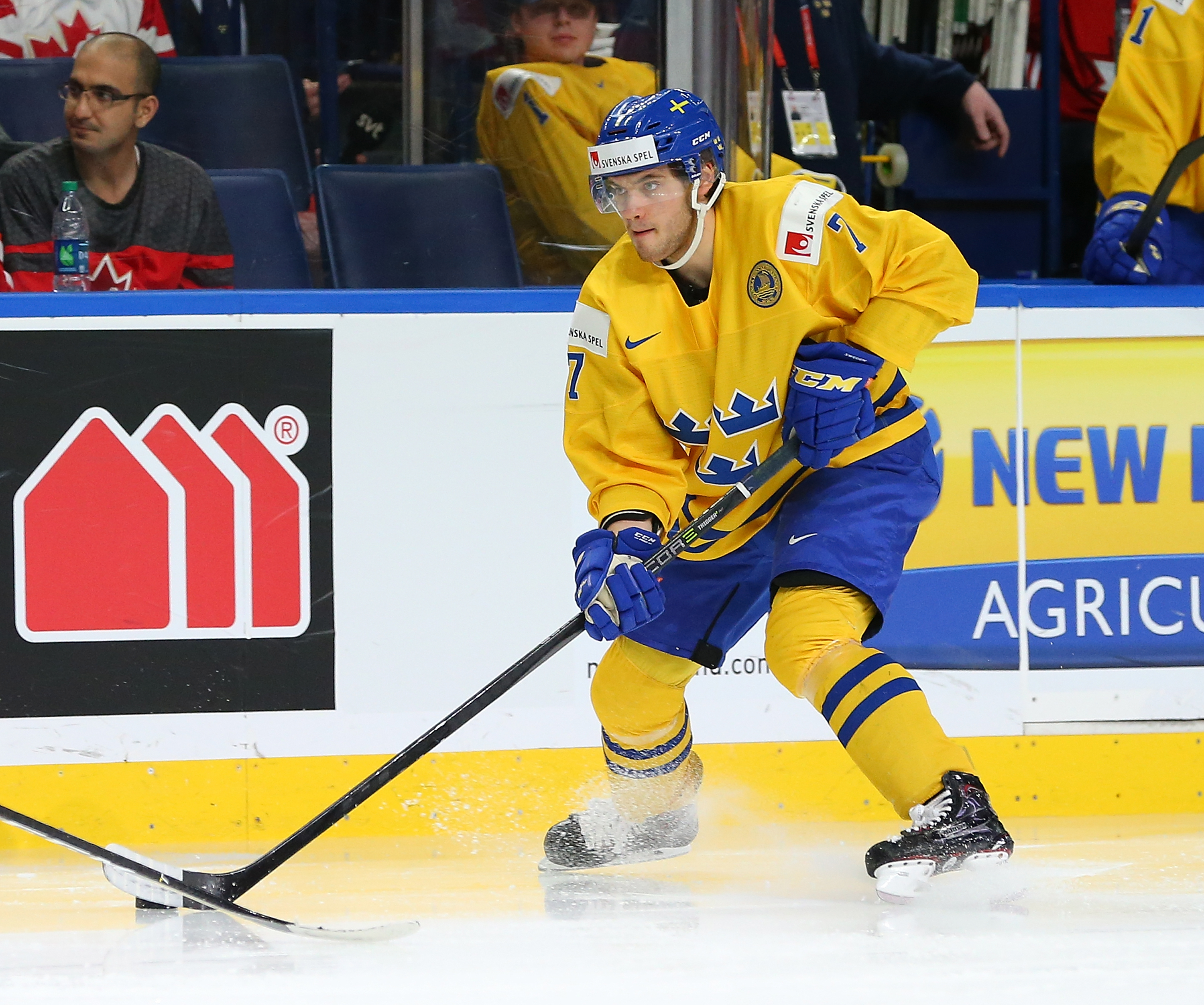 Toronto Maple Leafs loan Rasmus Sandin to compete in 2020 World Juniors  Championship for Team Sweden