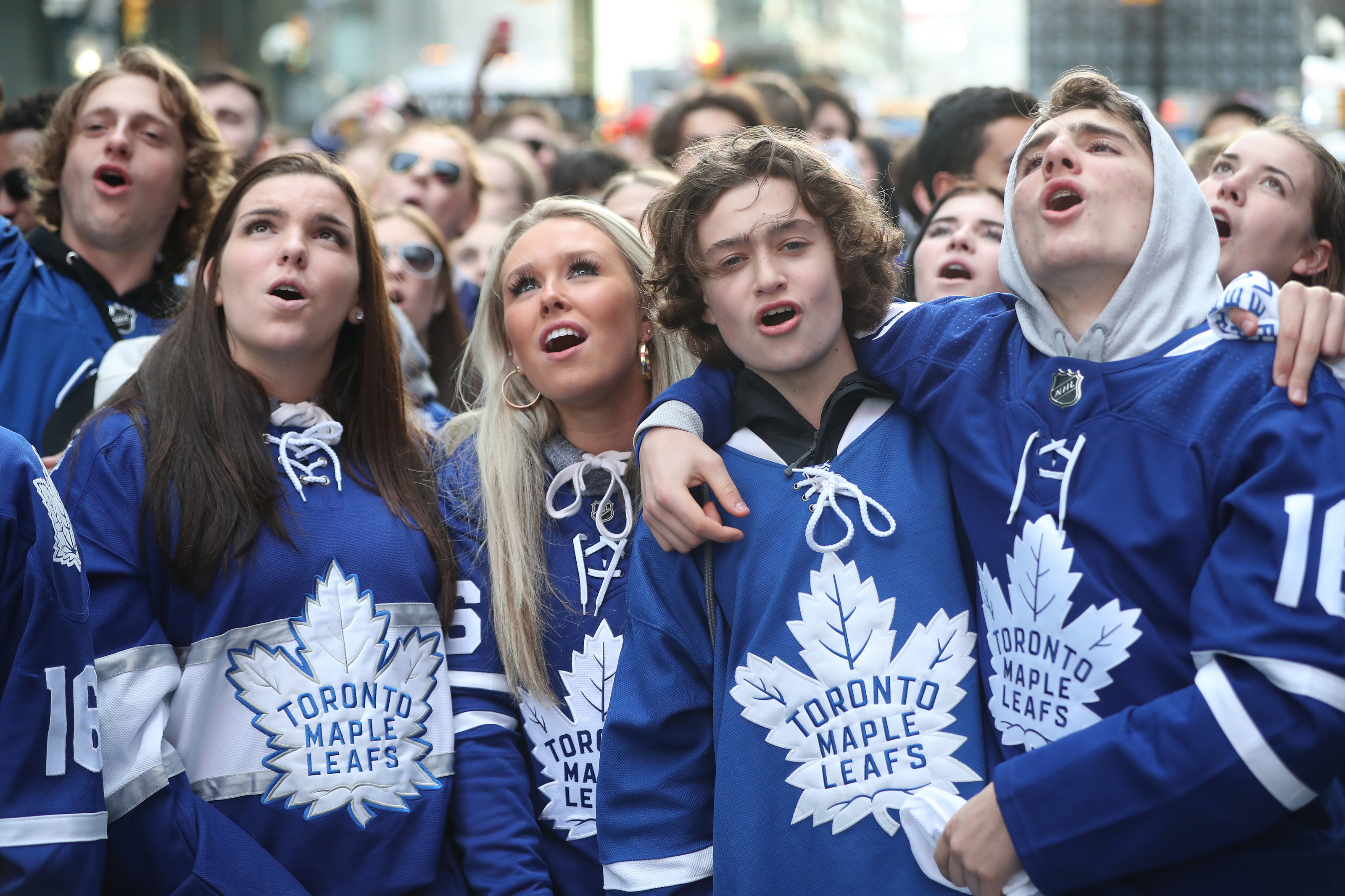 Maple Leafs fans have high hopes as Toronto lives to see another playoff  game