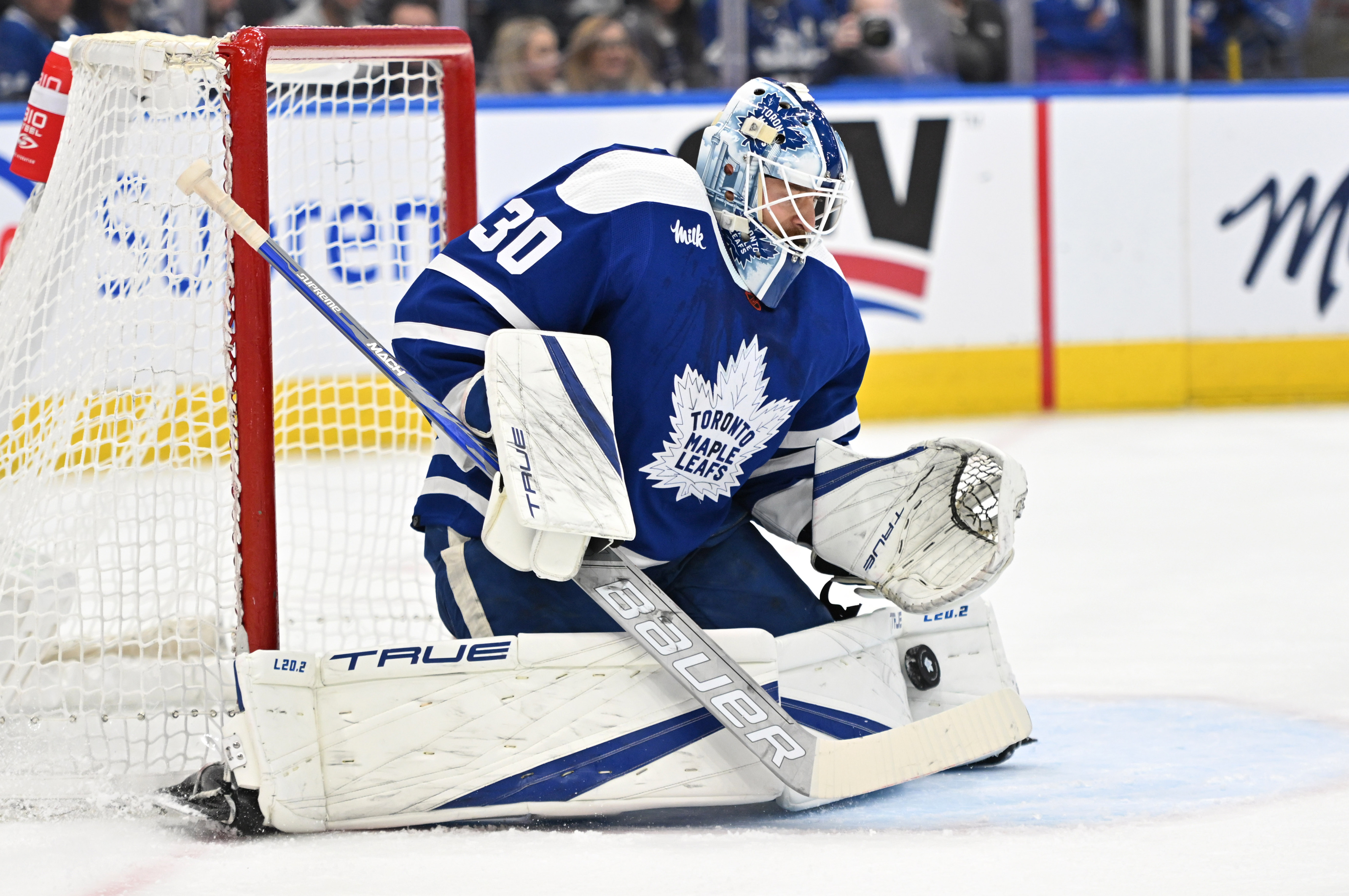 Matt Murray Toronto Maple Leafs Unsigned Makes A Save Photograph