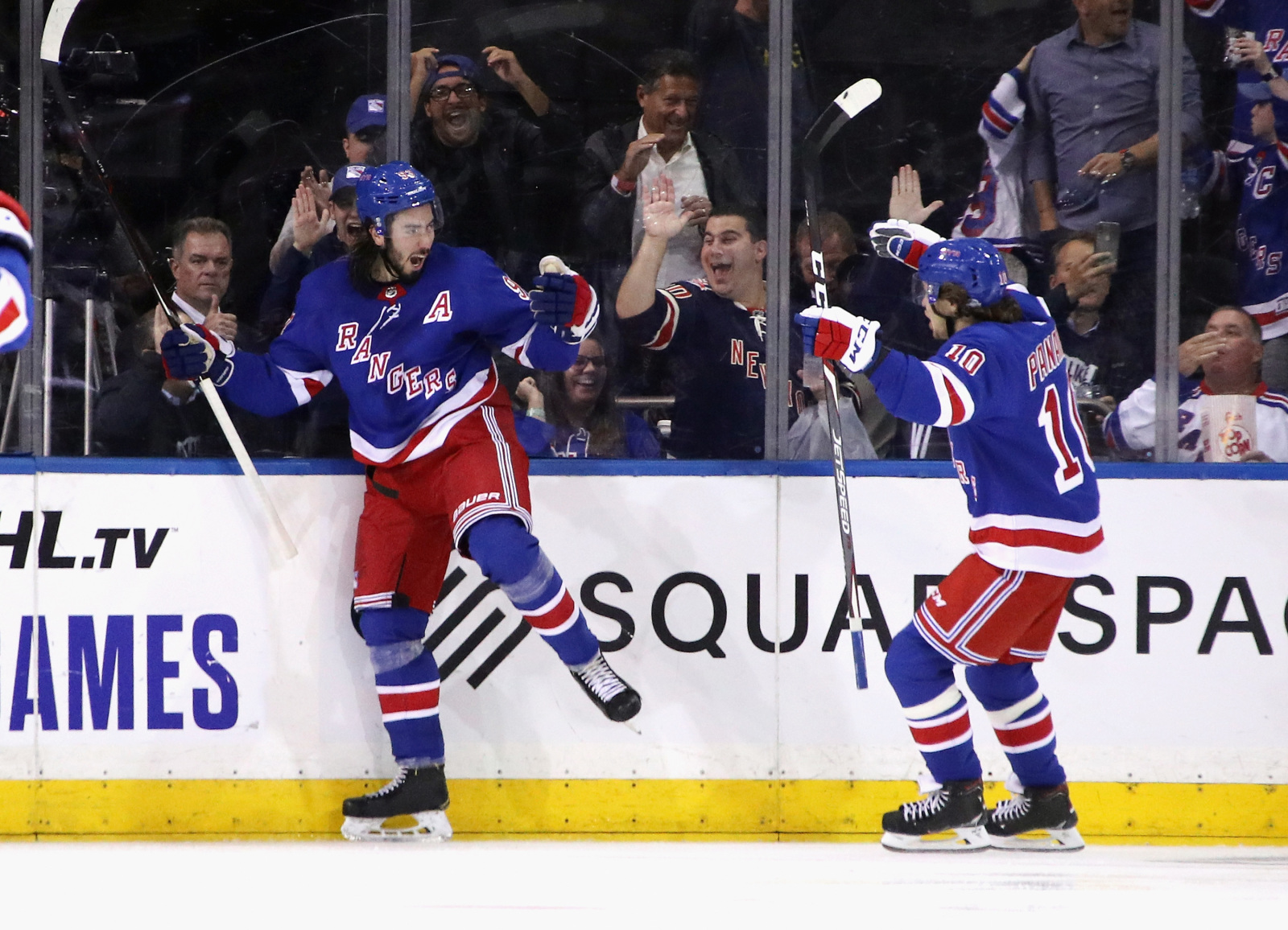 Artemi Panarin joins forces with Mika Zibanejad on Rangers' top line