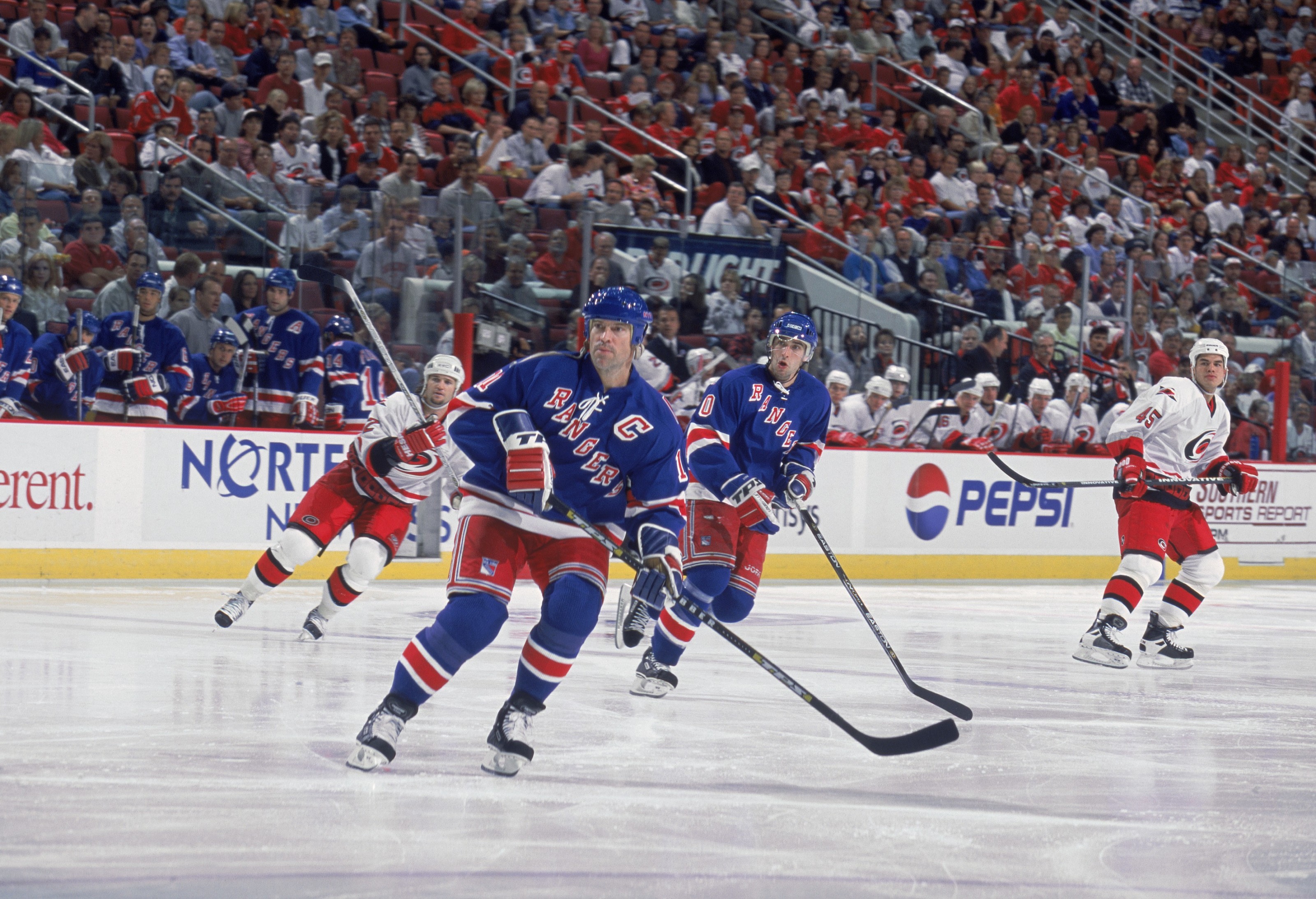 1994 Mark Messier New York Rangers CCM NHL Jersey Size Medium