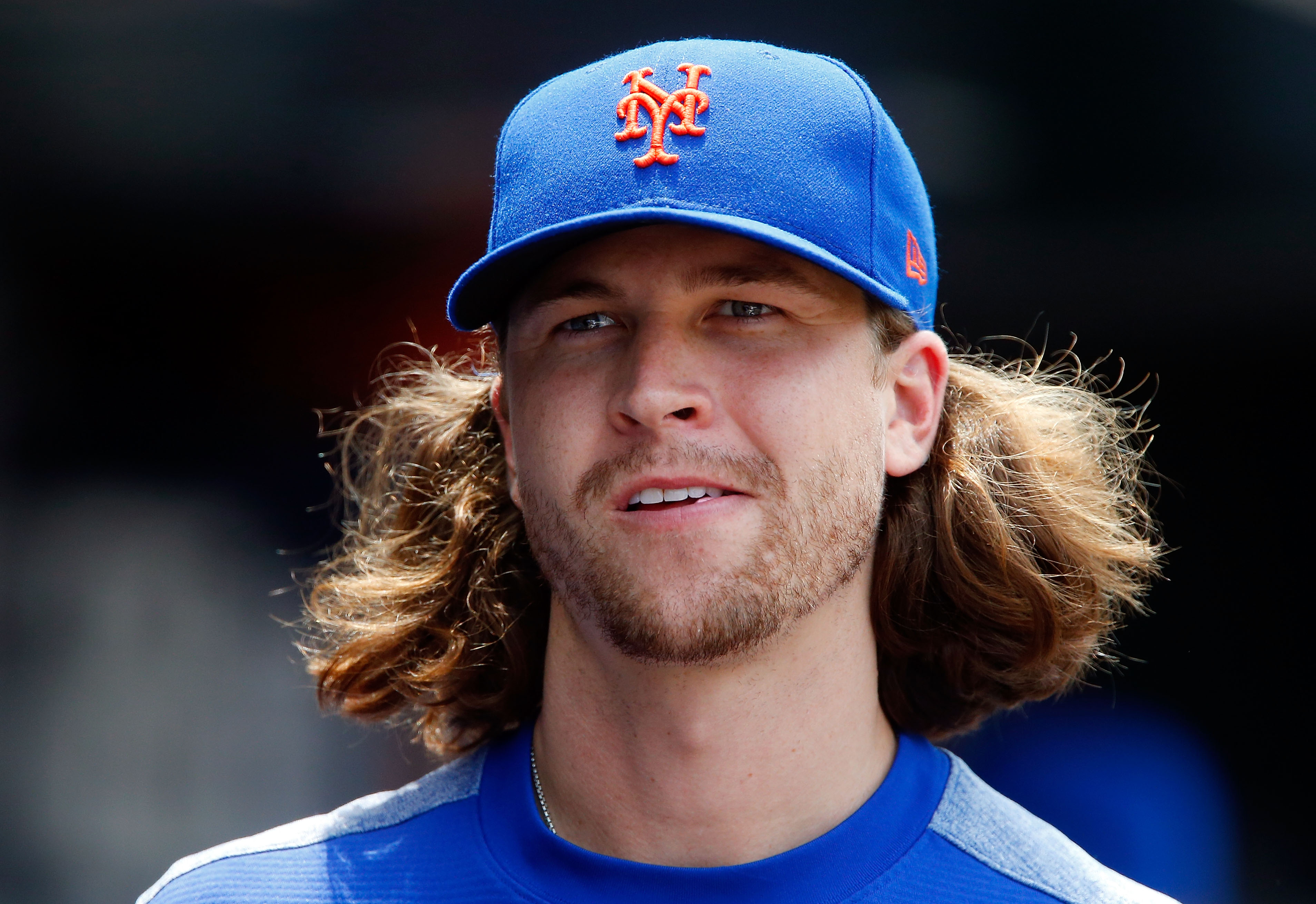 LOOK: Mets ace Jacob deGrom cut off his long flowing locks and got a haircut  