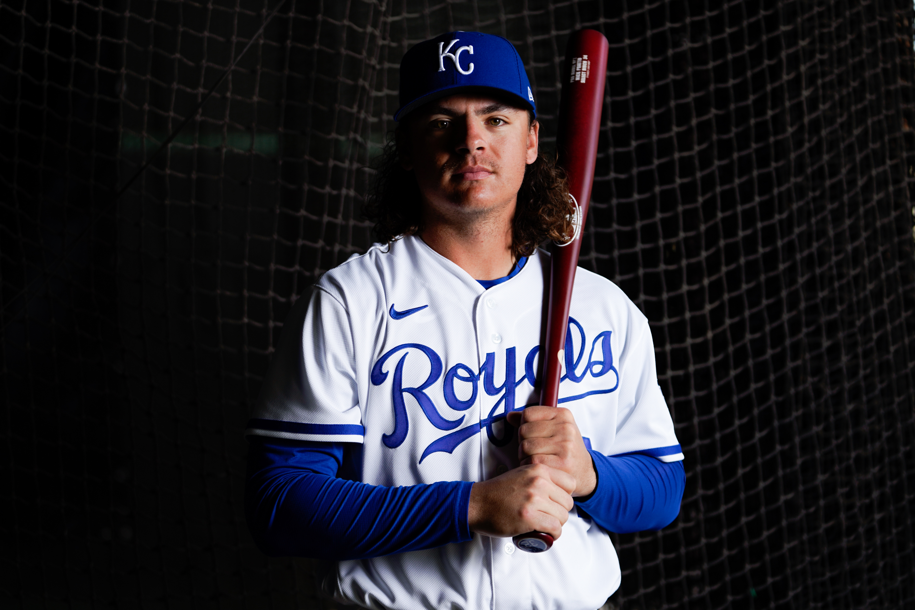 Kyle Isbel of the Kansas City Royals poses for a photo during the News  Photo - Getty Images