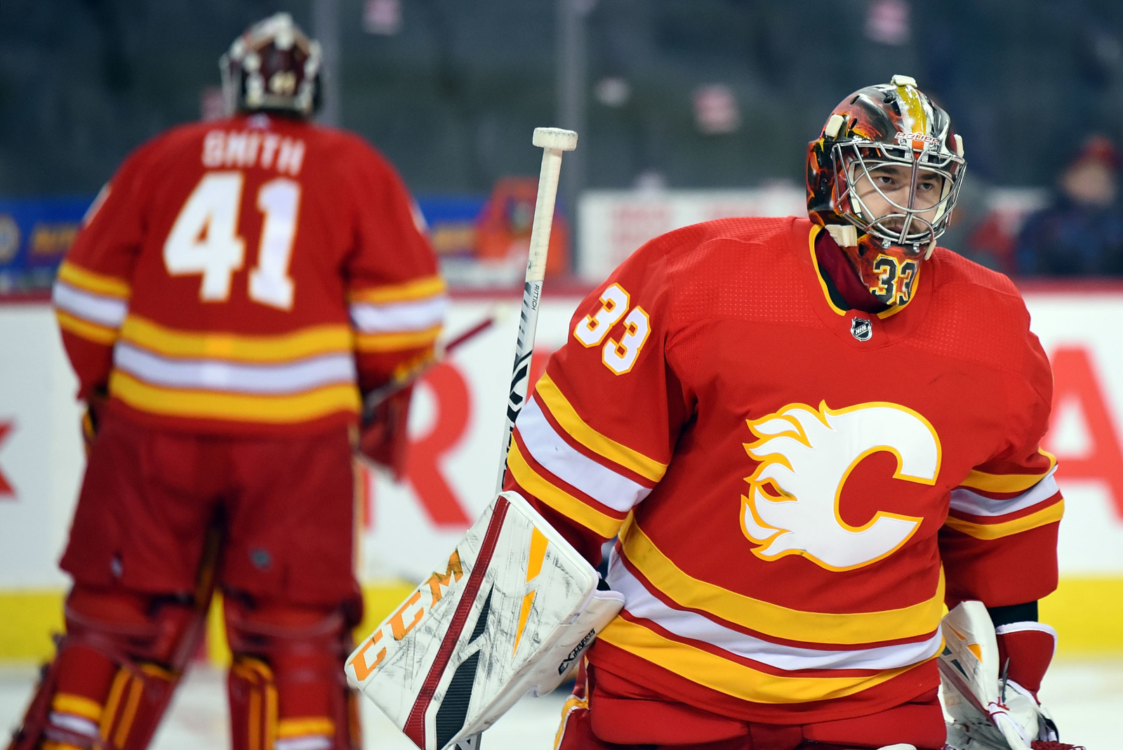 Mark Giordano, Calgary Flames, NHL, red stone background, canadian ice  hockey player, HD wallpaper