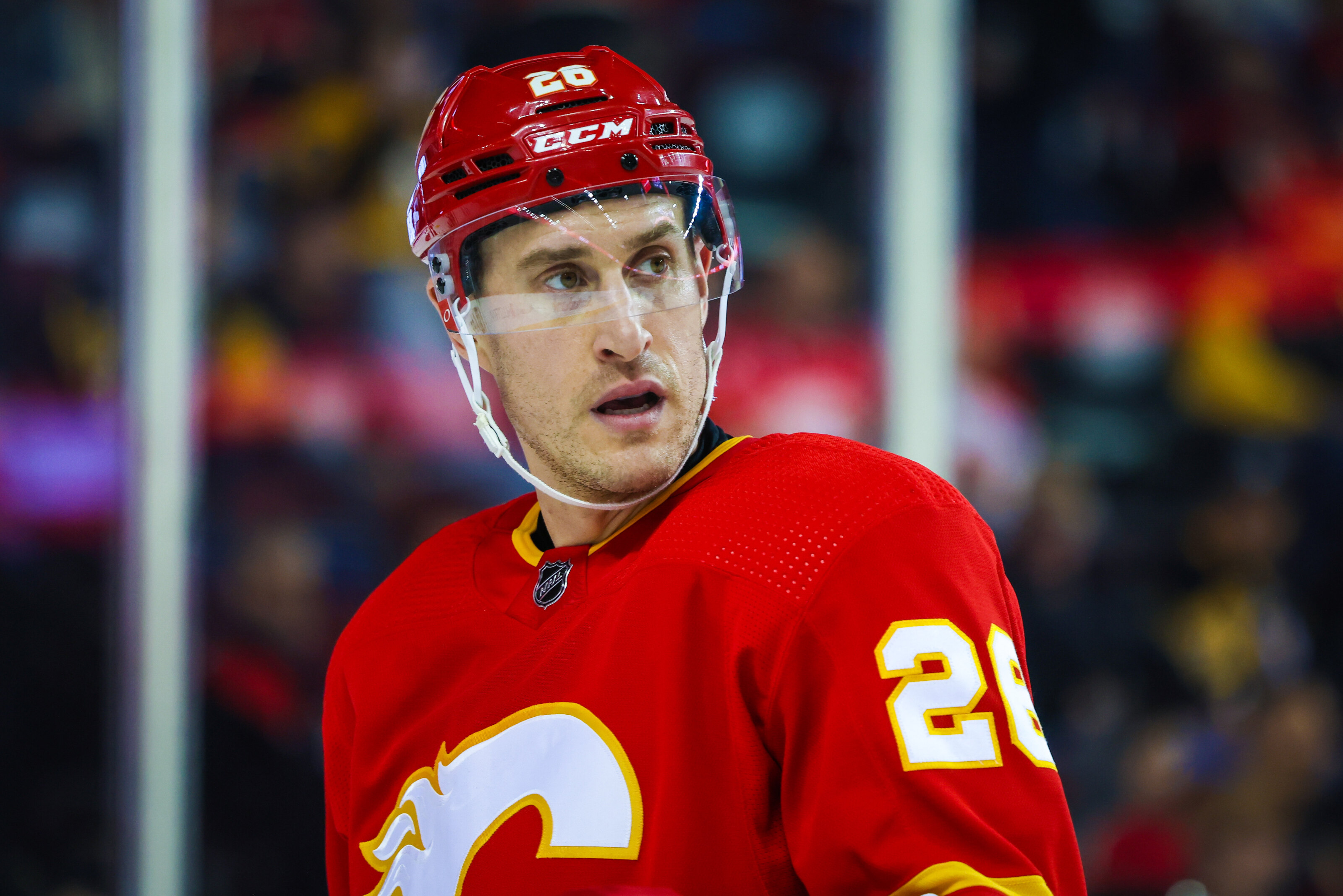 Calgary Flames Connor Mackey 3 Away 2022 Stanley Cup Final