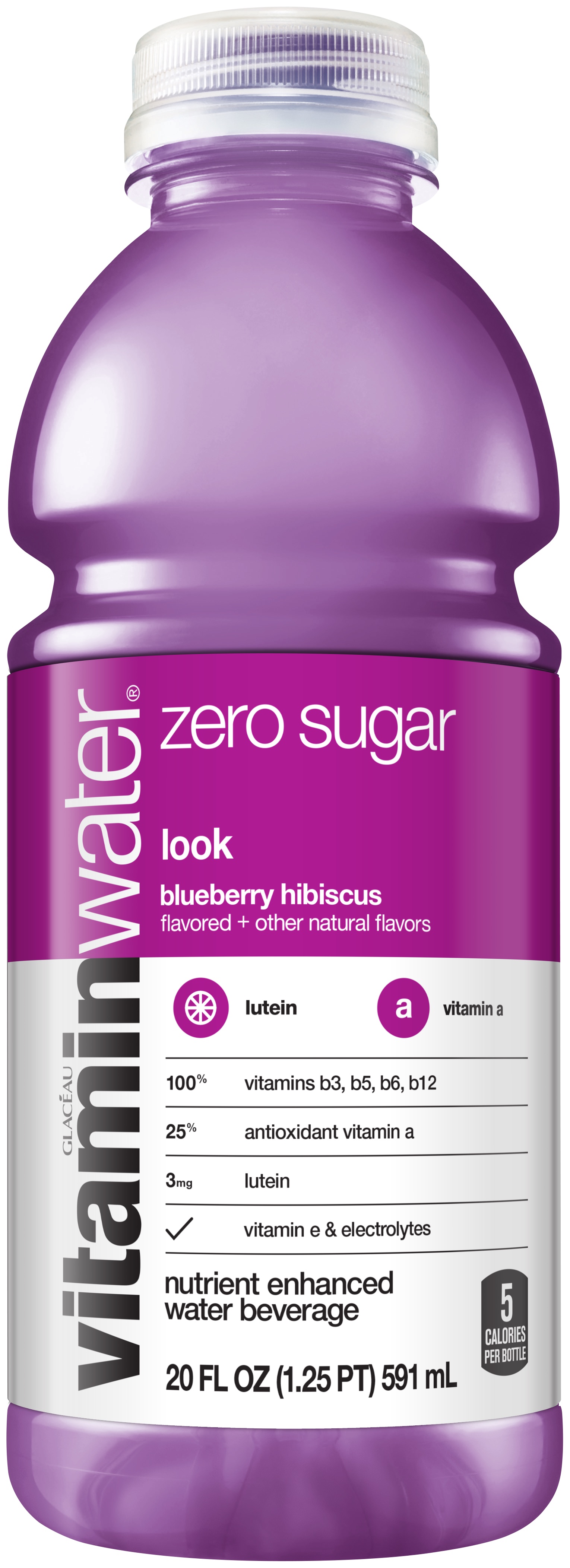 vitamin water revive nutrition label