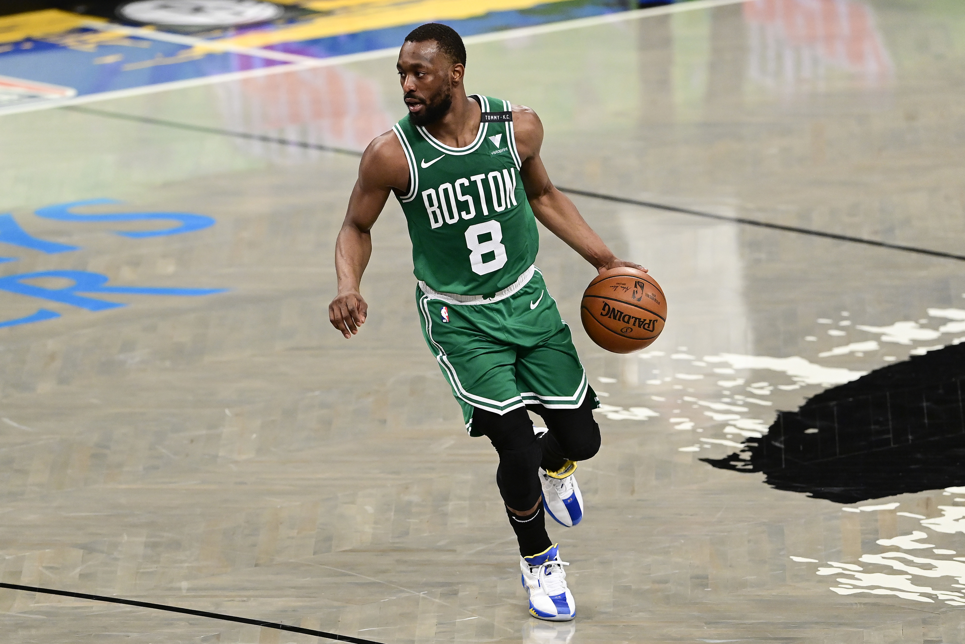 Kemba Walker in Celtics new city jersey