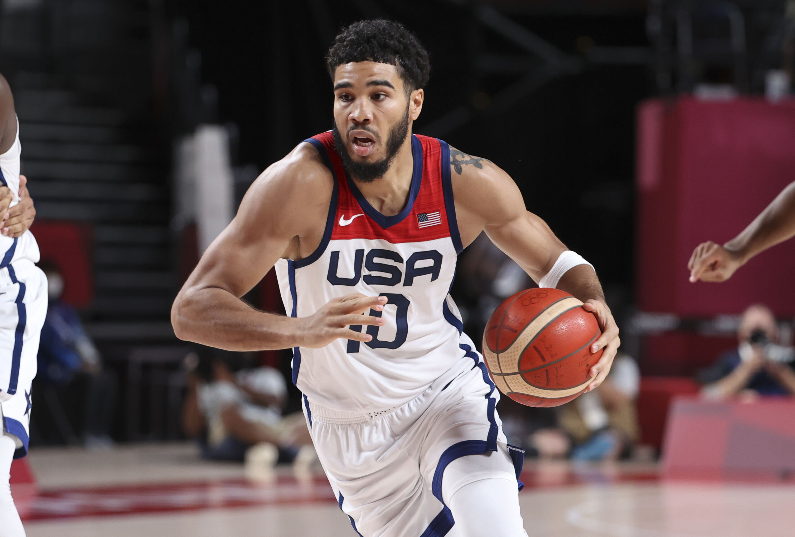 Jayson Tatum honored to wear Kobe Bryant's Olympic number