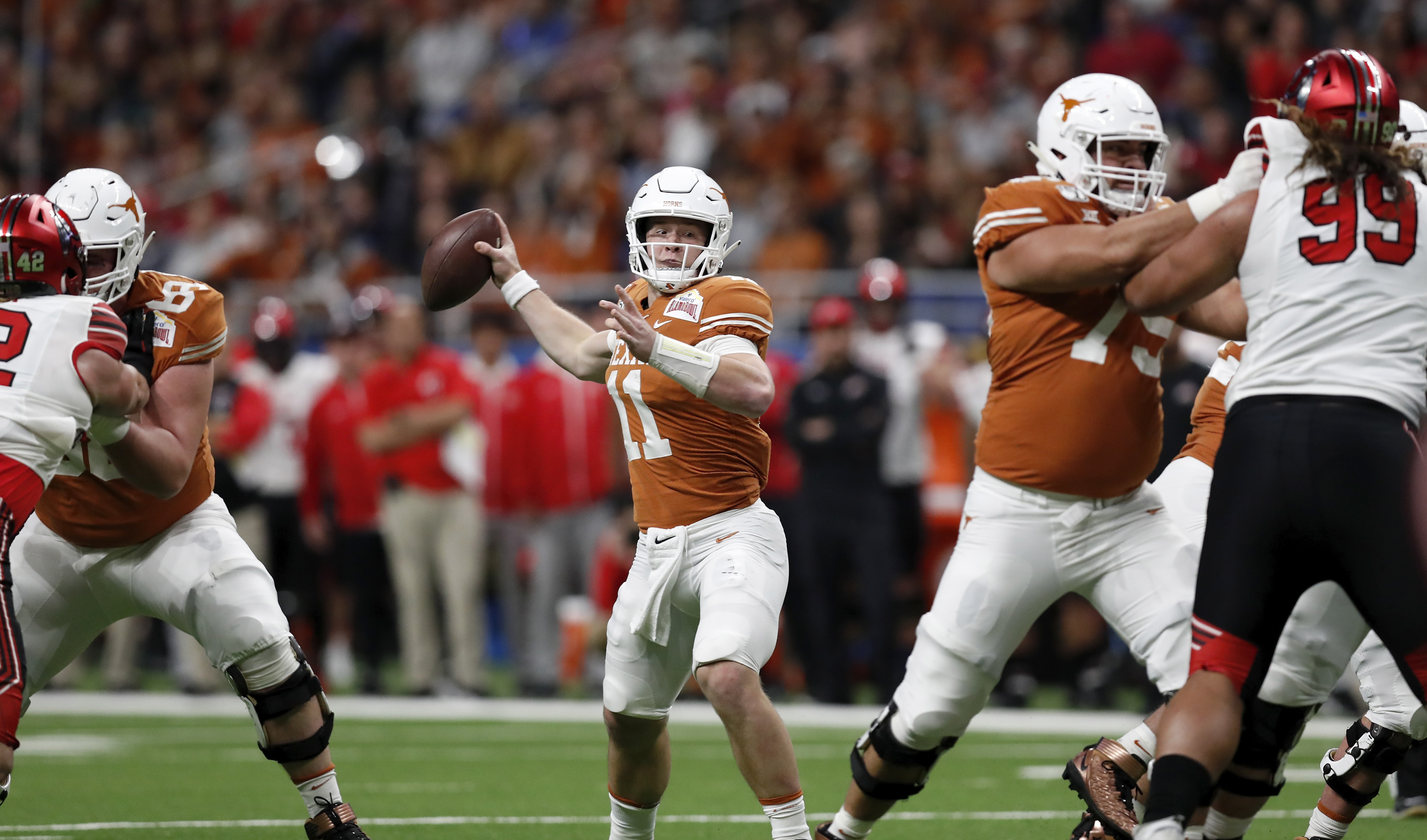 Texas Football: PFF slots Sam Ehlinger just behind Fields, Lawrence for 2020