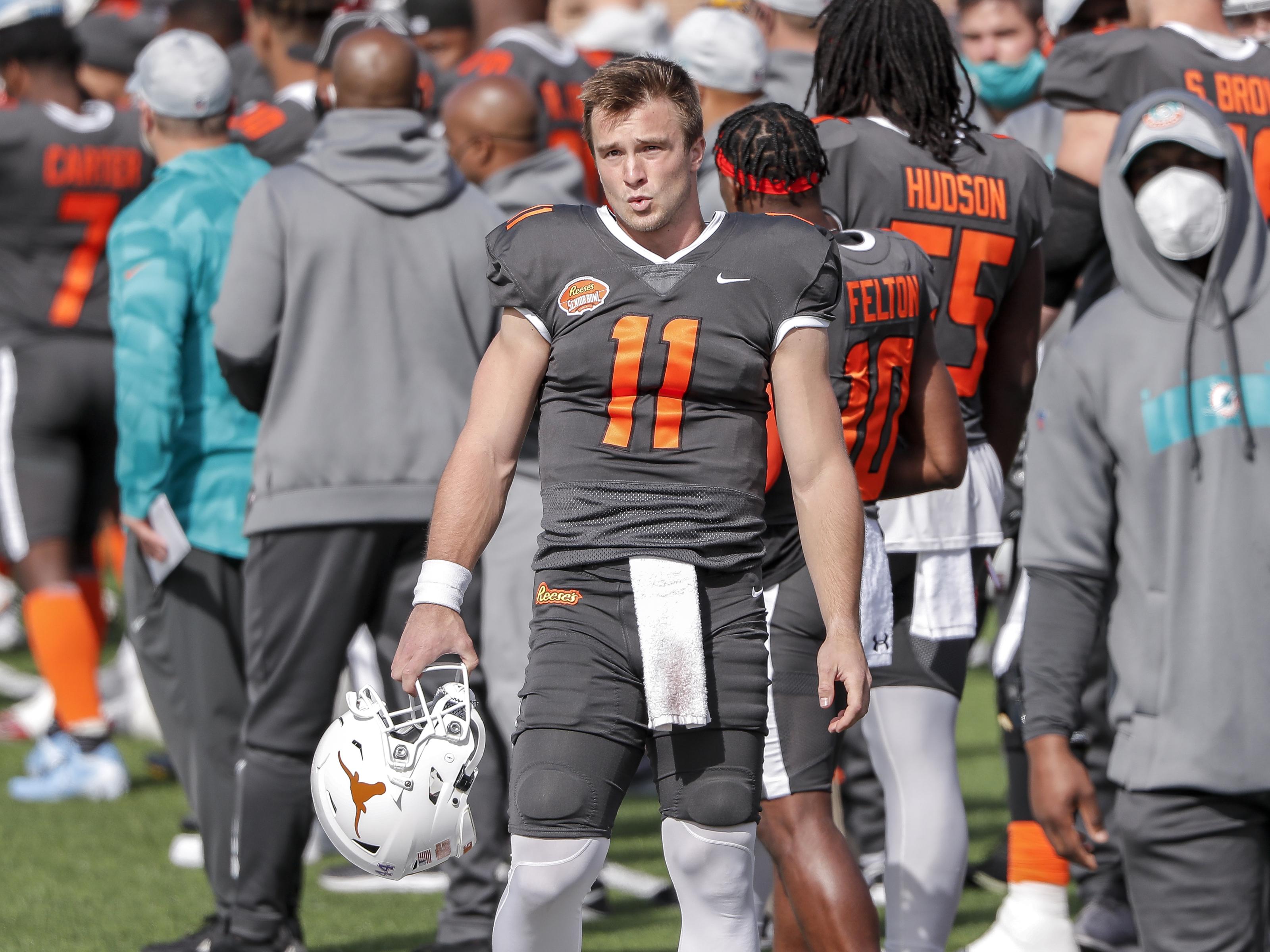 Sam Ehlinger will be backup QB against the Chargers