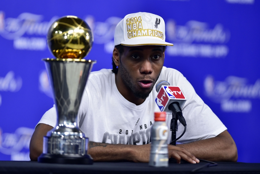 2014 NBA Finals MVP San Antonio Spurs Kawhi Leonard Jersey – FibaManiac