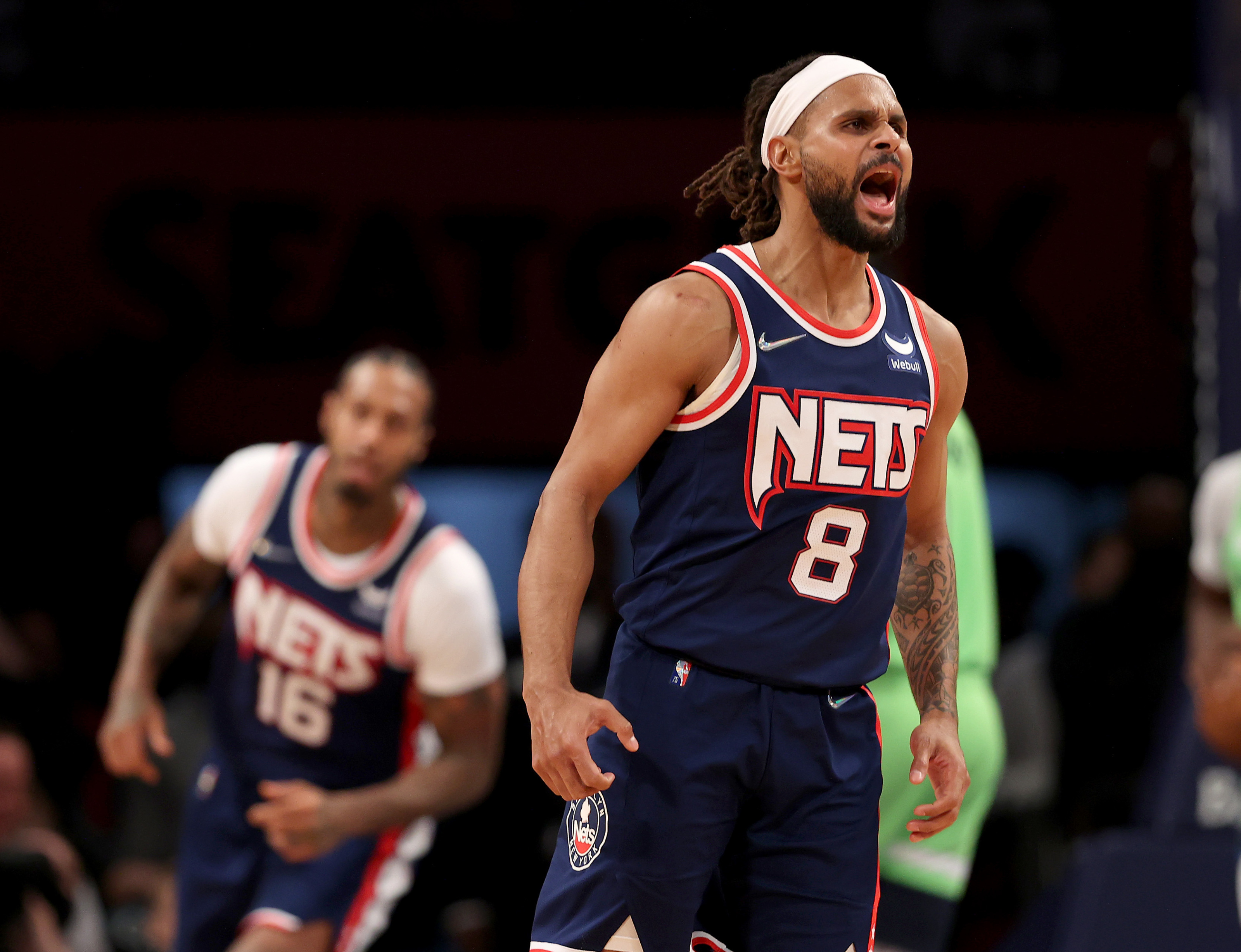 Brooklyn Nets Patty Mills Fanatics Authentic Game-Used #8 Gray