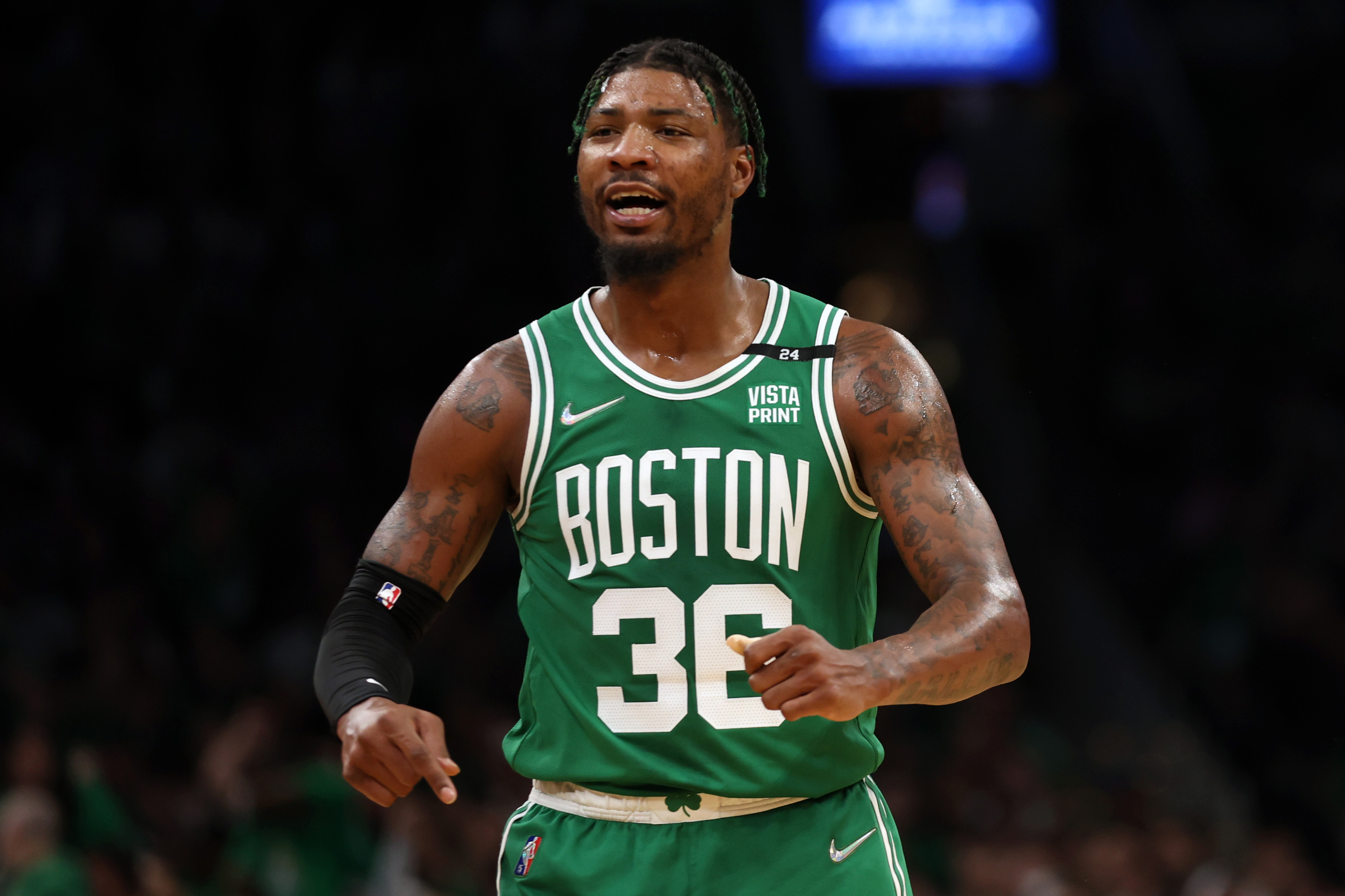 Boston Celtics Marcus Smart: 'guys are upset' with NBA jersey social  messaging options, but 'we have to work with it' 
