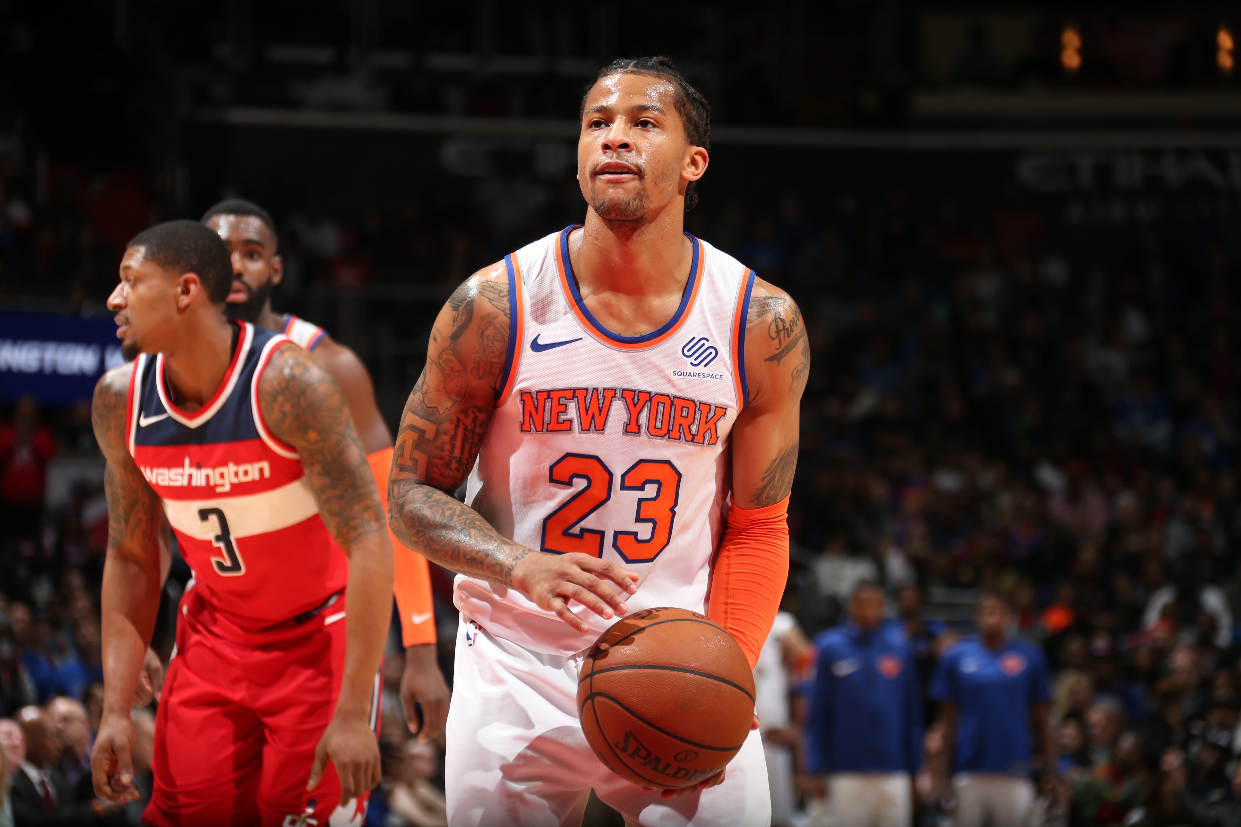 Trey Burke New York Knicks Game-Used #23 White Statement Jersey vs.  Golden State Warriors on January 8 2019 - Size 48