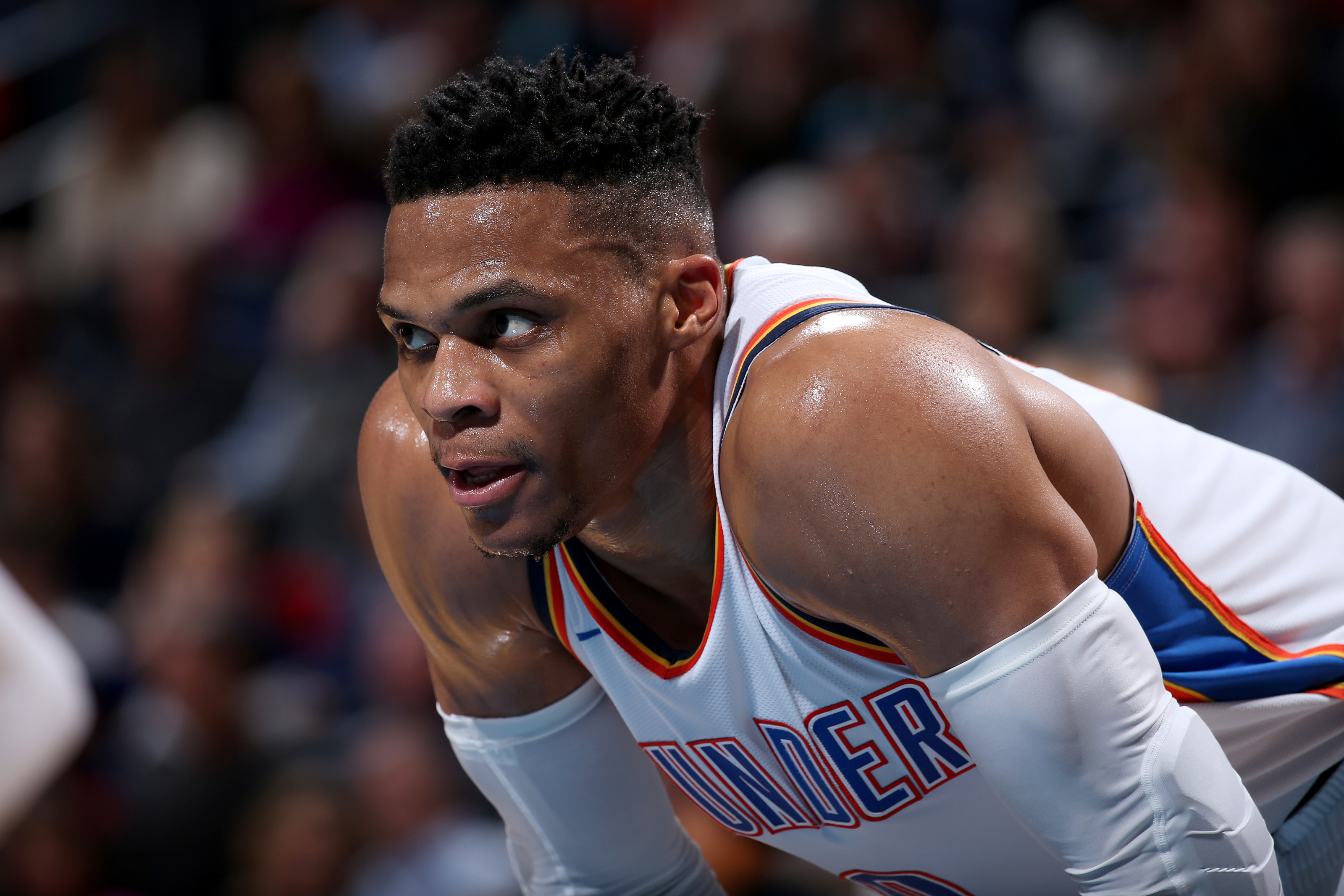 Fans appreciate Russell Westbrook's energy during his historic run