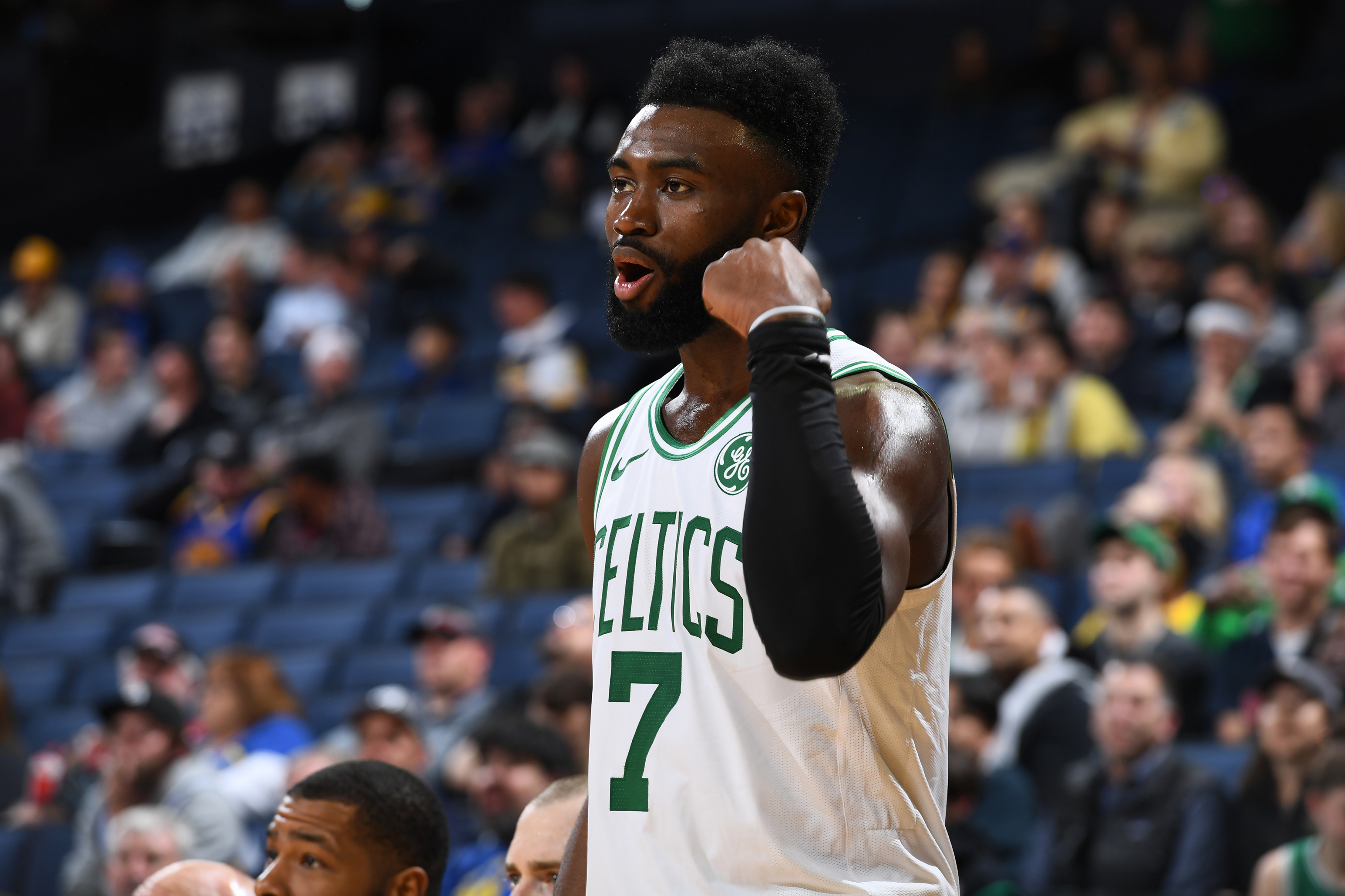 ESPN on X: Jaylen Brown continues to be a powerful voice in the